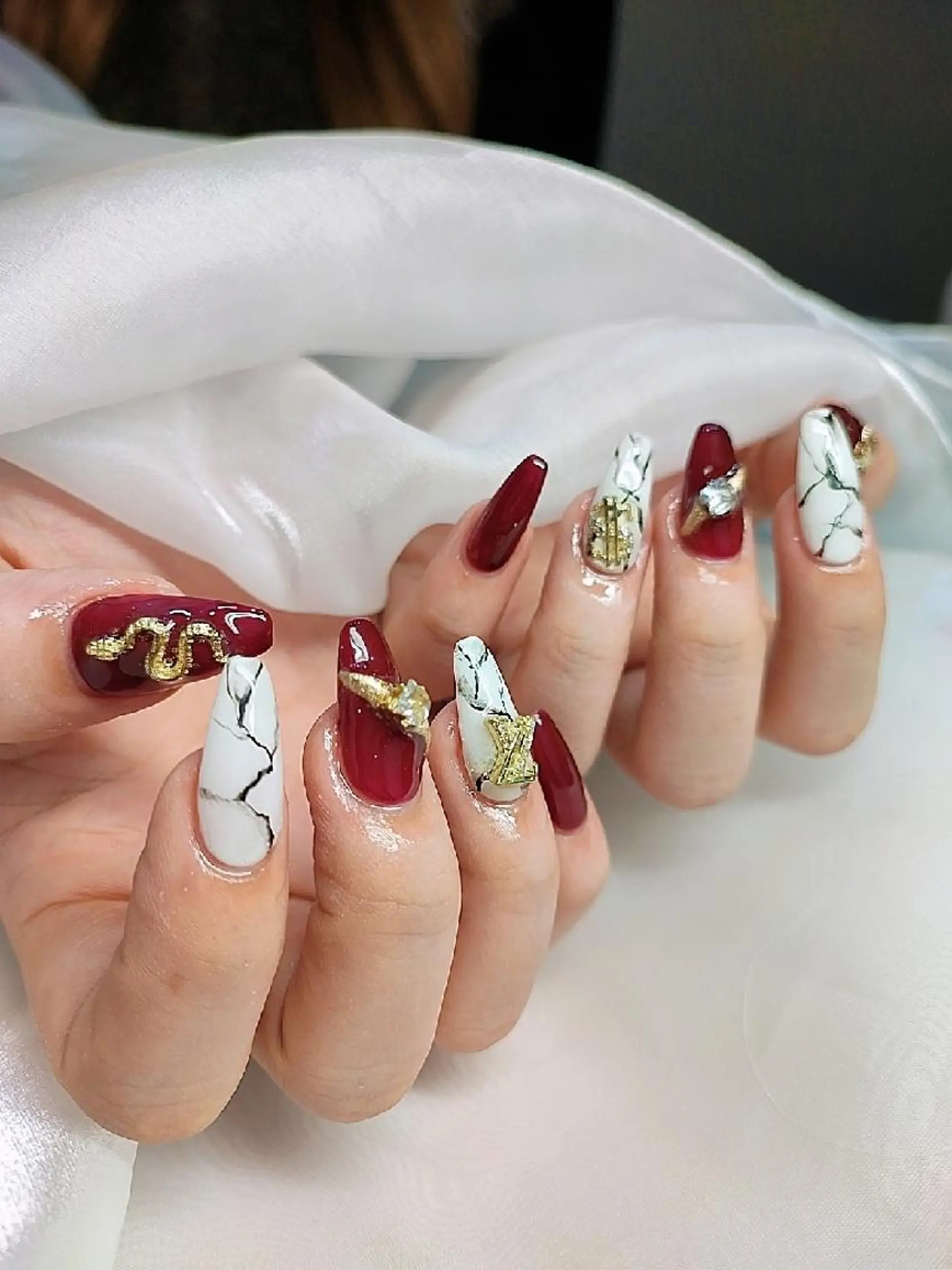 ネイル ハンドネイル 森 ネイルサロンのネイルデザイン