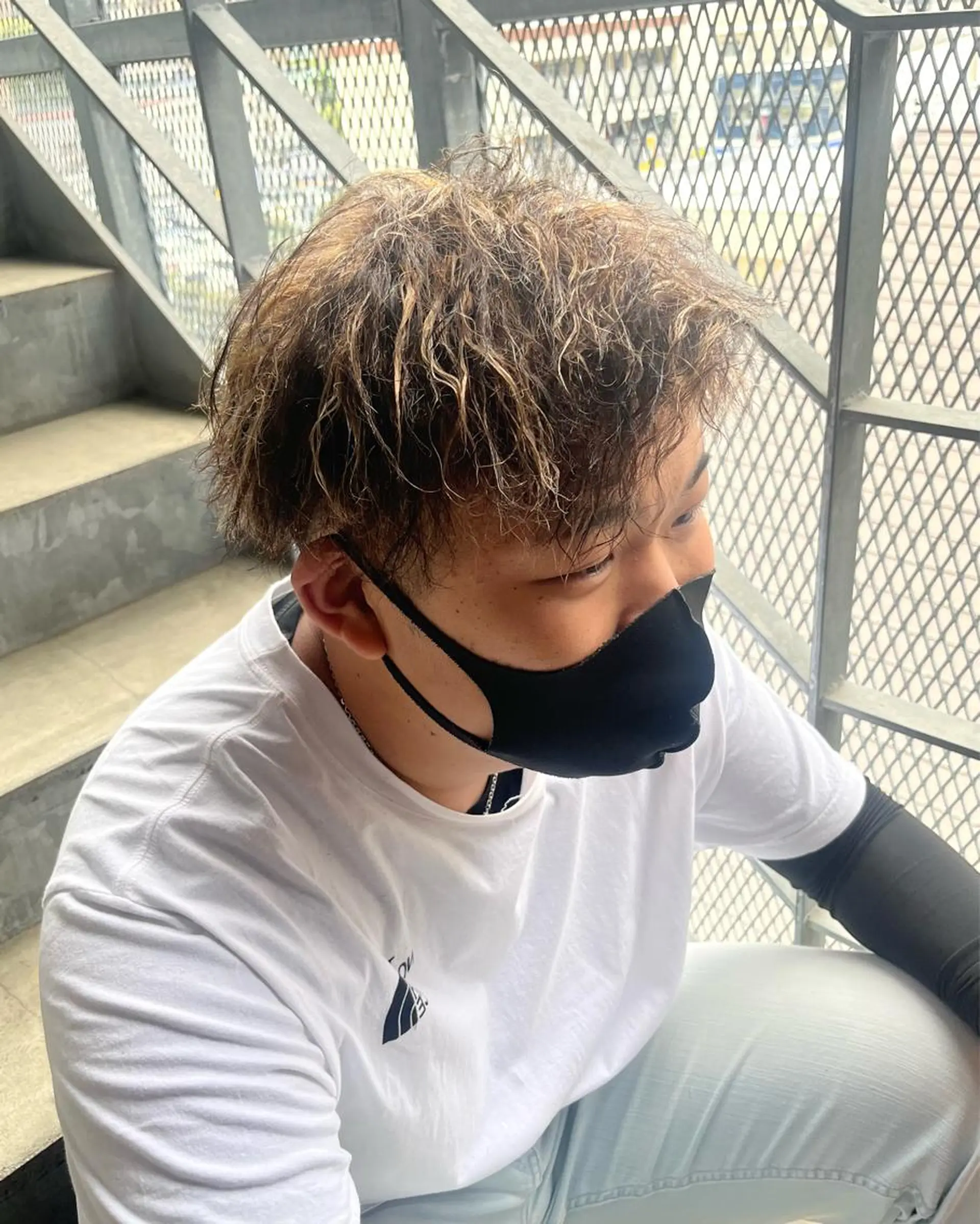 ショート メンズ カット パーマ トリートメント 鹿児島 TSUBASAのヘアスタイル