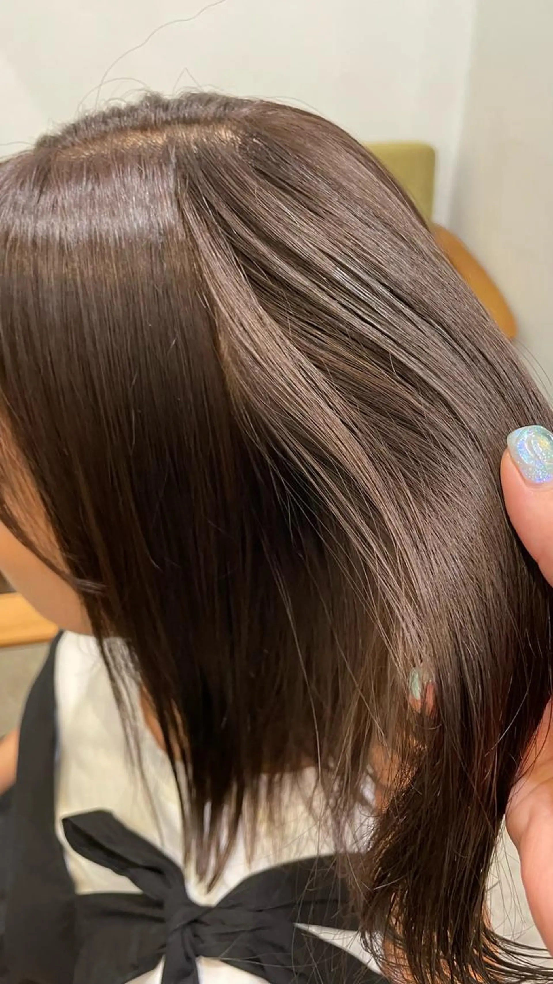 ミディアム カラー Henrietta  自由が丘所属・ベージュ/ブリーチ無 し/透明感/yukiのヘアスタイル