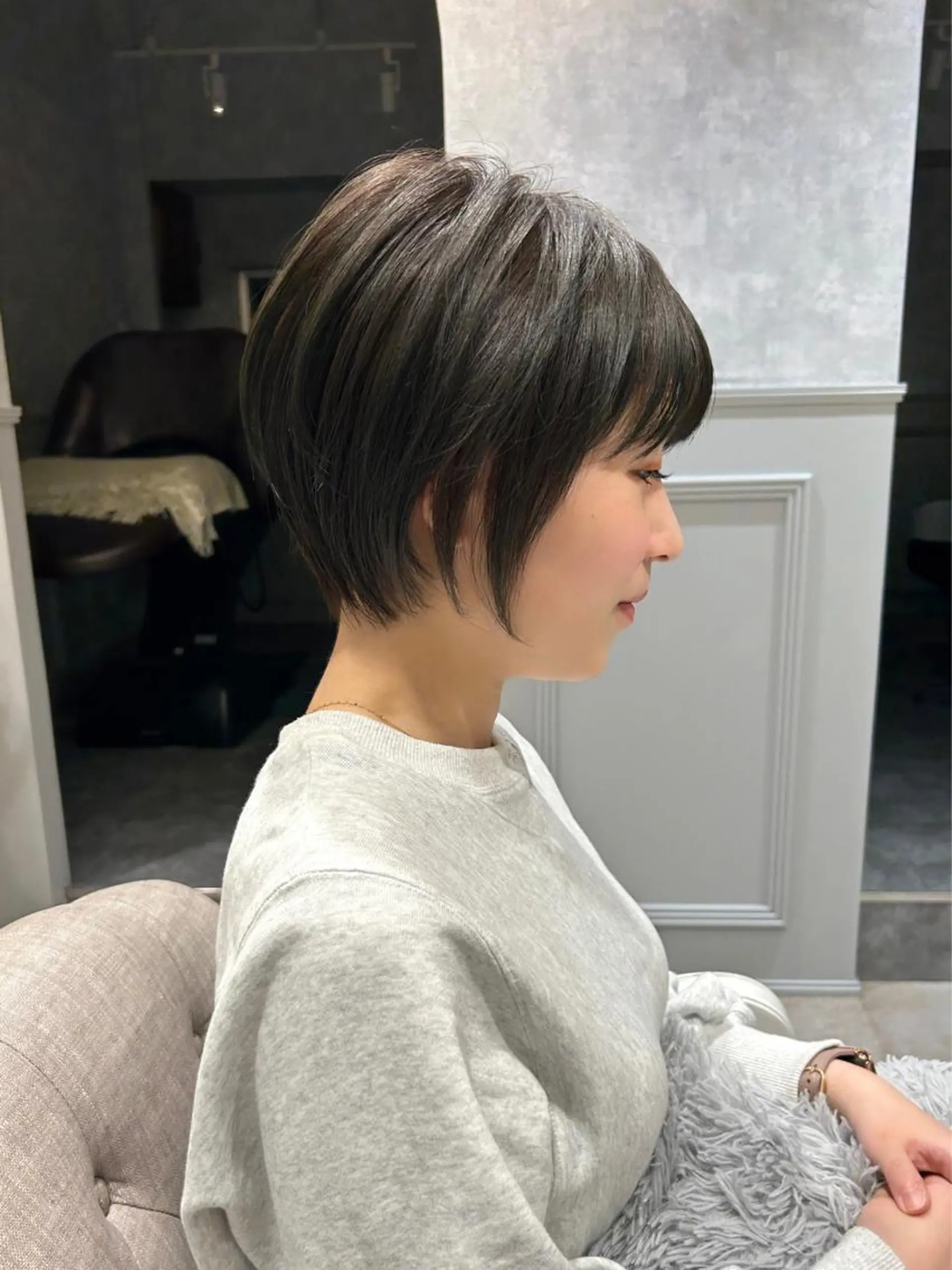 ショート 小野 明日香のヘアスタイル