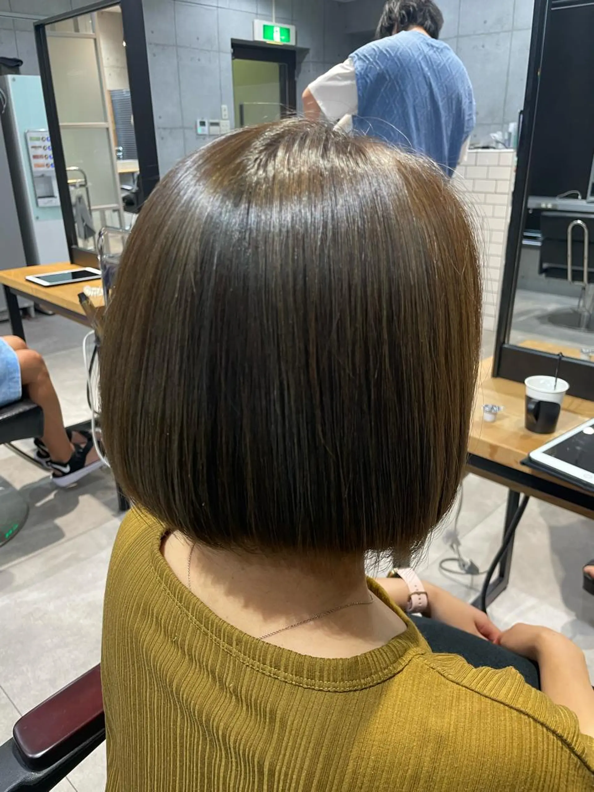 ショート カラー 縮毛矯正 トリートメント 😎newi池袋😎 ミタショウタのヘアスタイル