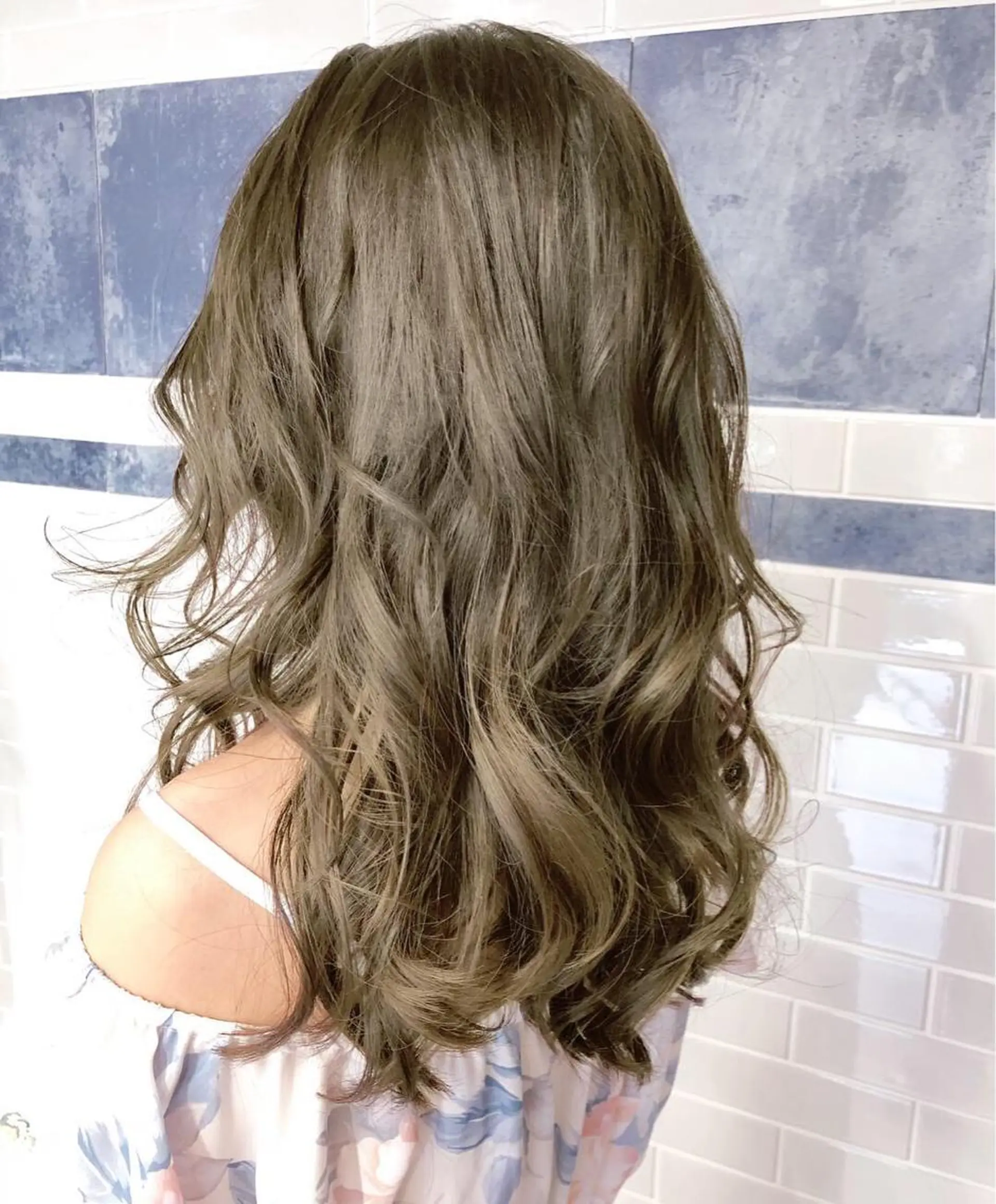 セミロング カラー アディクシーカラー カット ヘアカラー トリートメント ❤️Ruminate 日暮里店❤️のヘアスタイル