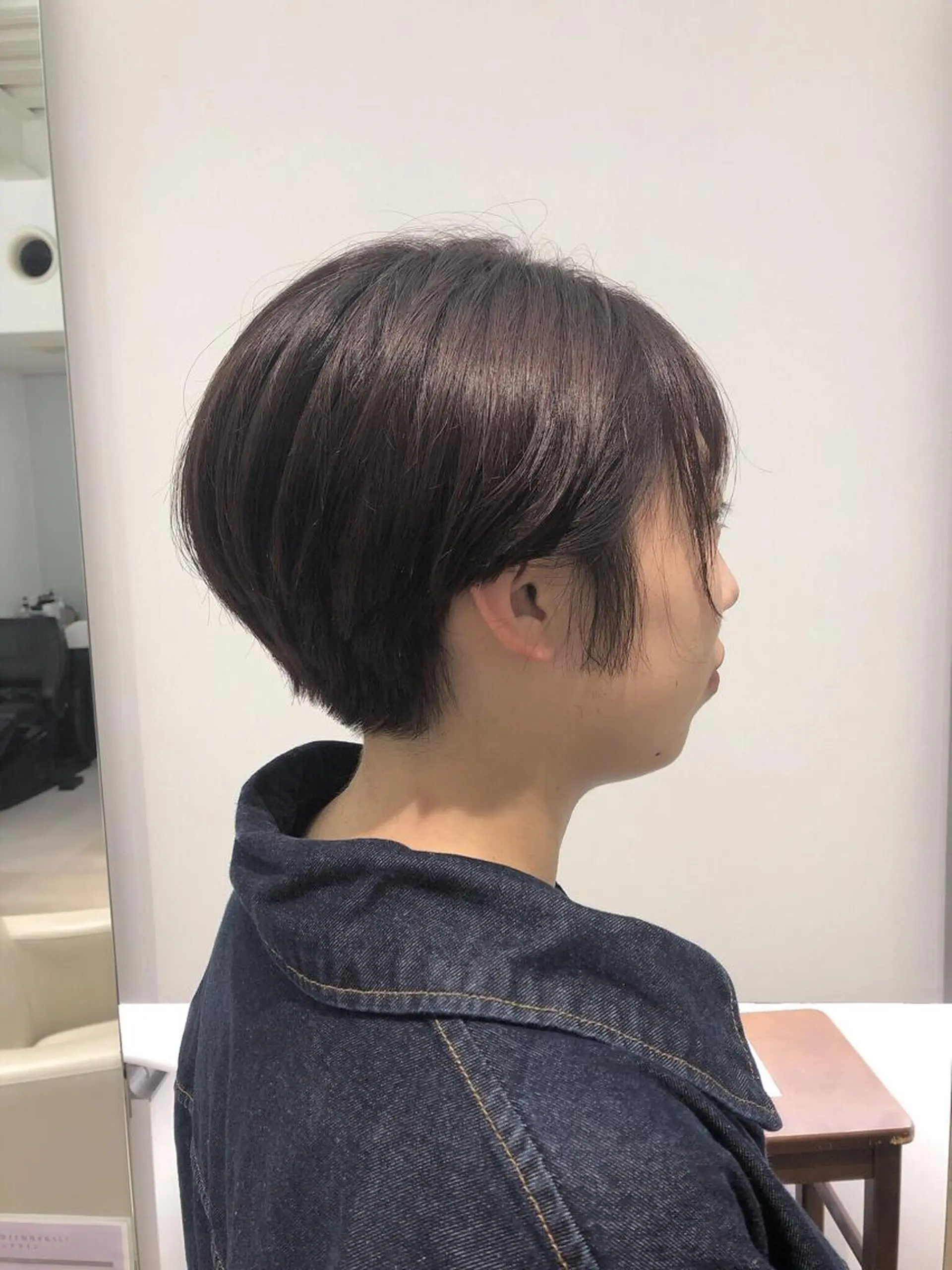 ショート ショートヘア 本山　くせ毛のカット 尾島光季のヘアスタイル