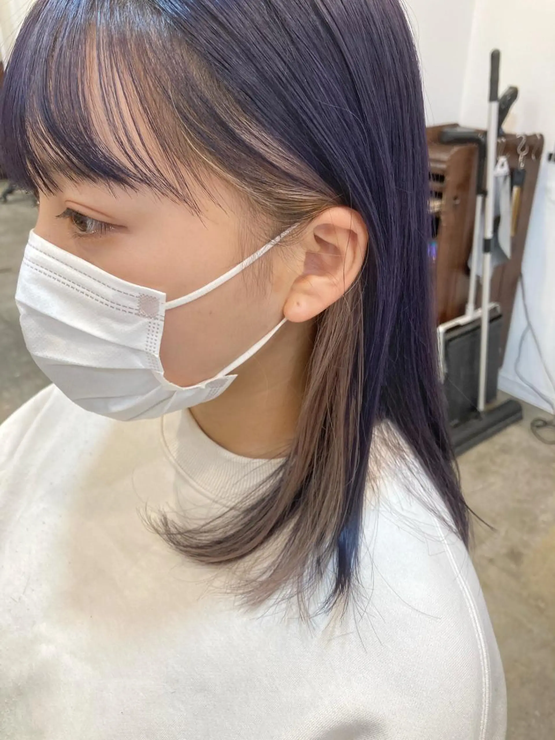 ミディアム カット ヘアカラー カラーリスト菅野 竜矢🌈のヘアスタイル