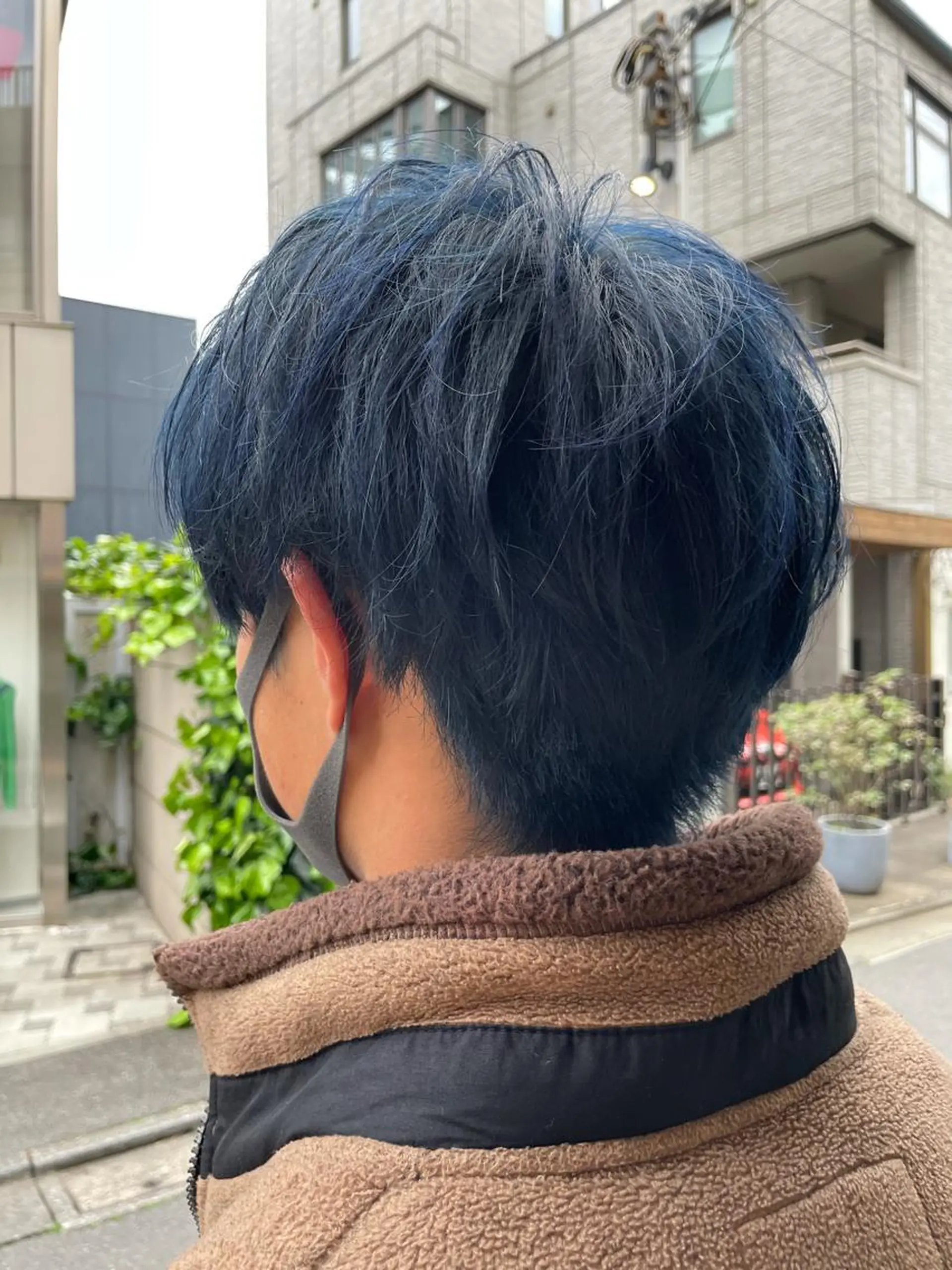 ショート カラー ブリーチ ブルーカラー SALOWIN下北沢所属・hazuki 🌝のヘアスタイル