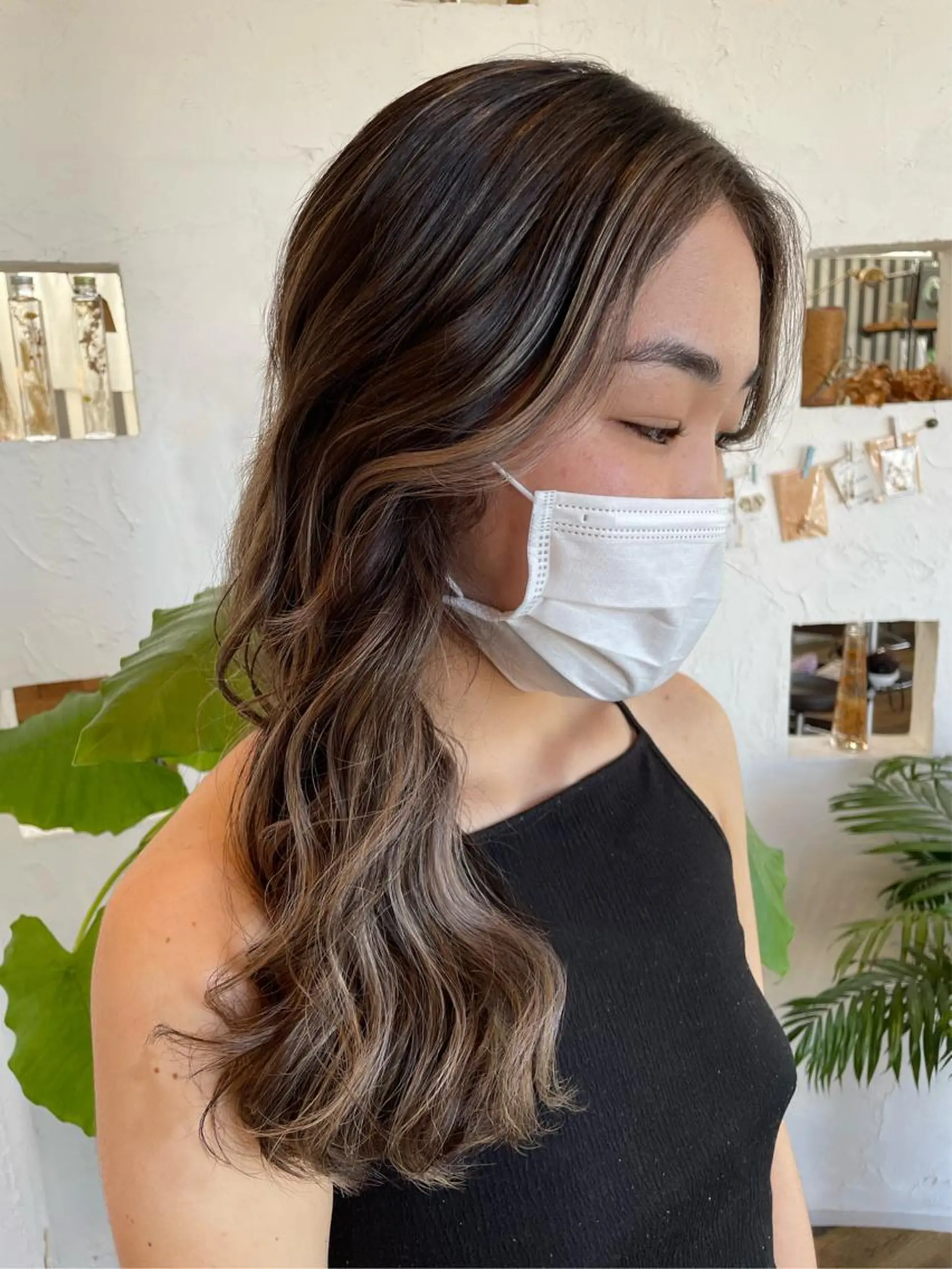 ロング カラー バレイヤージュ ベージュカラー ブリーチ ハイライトカラー 外国人風カラー ヘアカラー 🌸小掛🌸 豊橋外国人風カラーのヘアスタイル