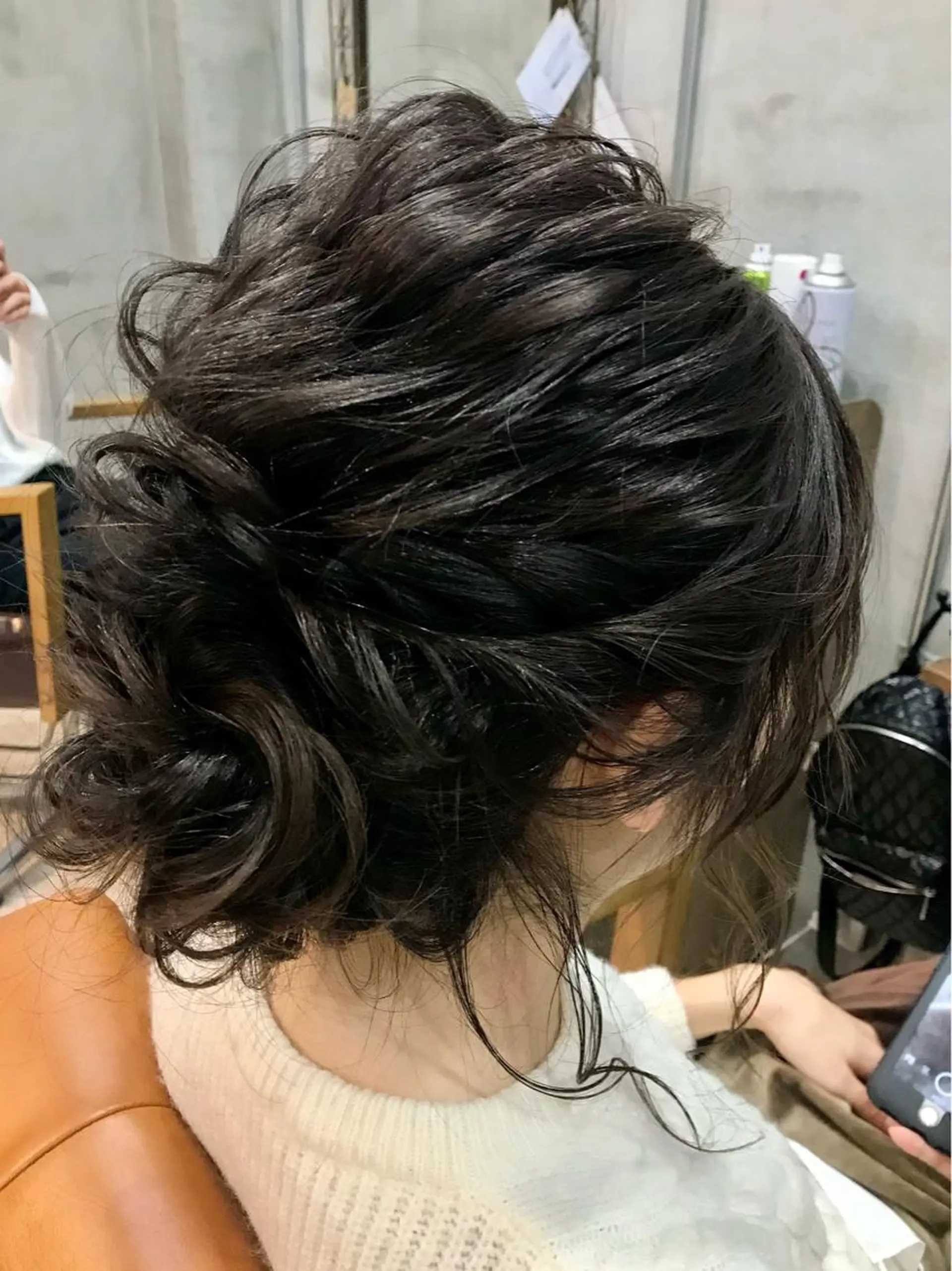 ロング まつパ・ヘアセット ♡Chinami♡のマツエク・マツパデザイン