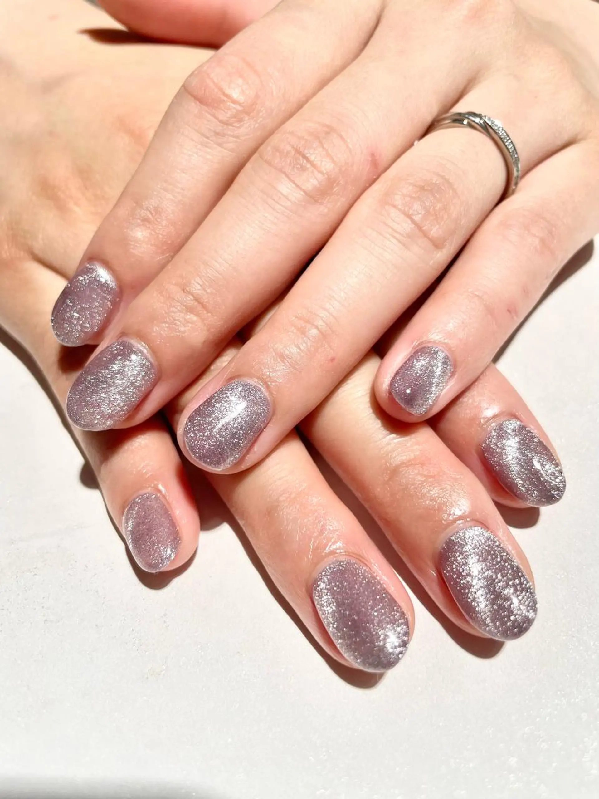 ネイル グリーン マグネットネイル ピンク ハンドネイル フットネイル HAIR MAKE Aila所属・Aila.nail _F_AYUMIのネイルデザイン