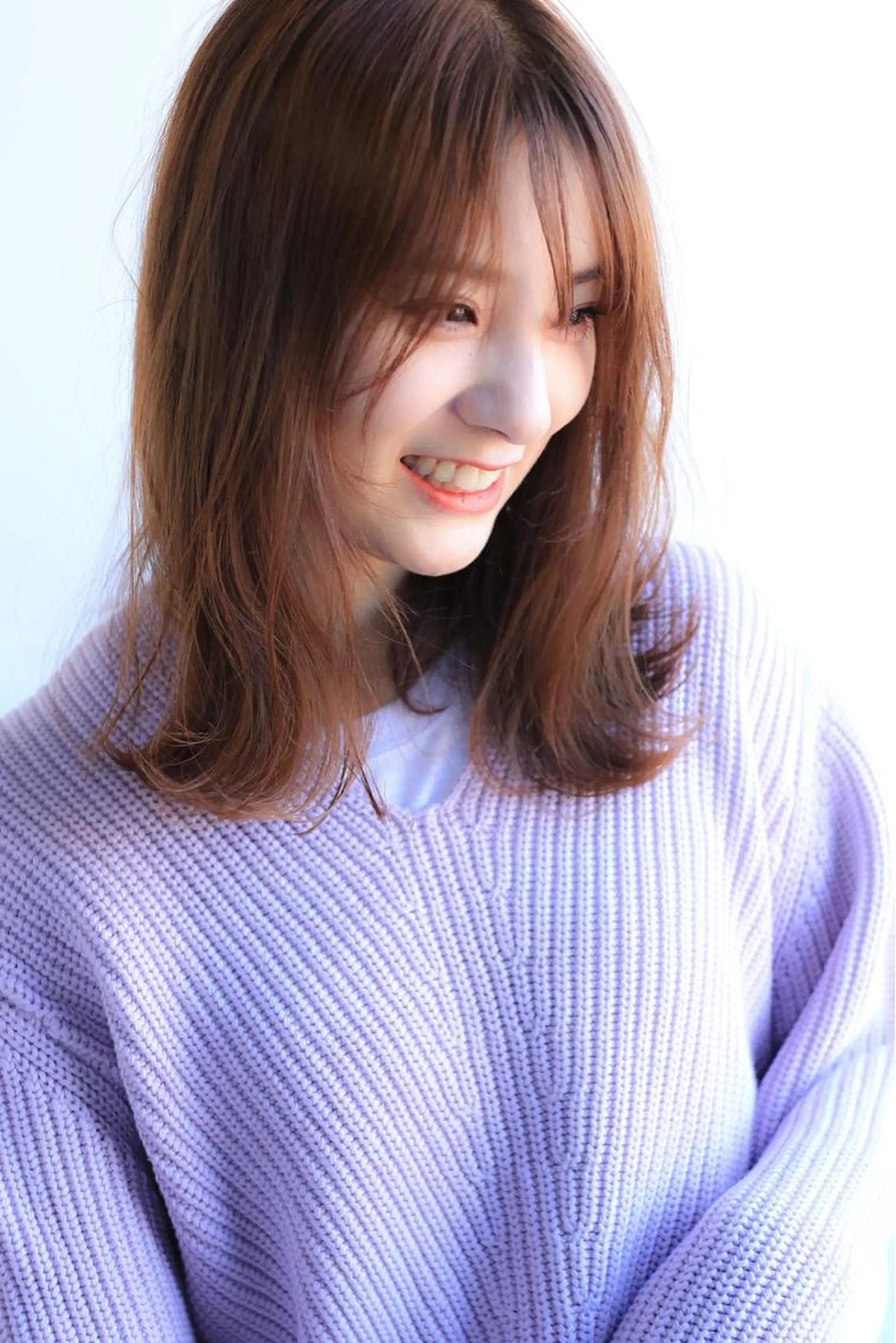 ミディアム カラー カット ヘアカラー 小顔カット/レイヤー 【WiLL】加藤のヘアスタイル