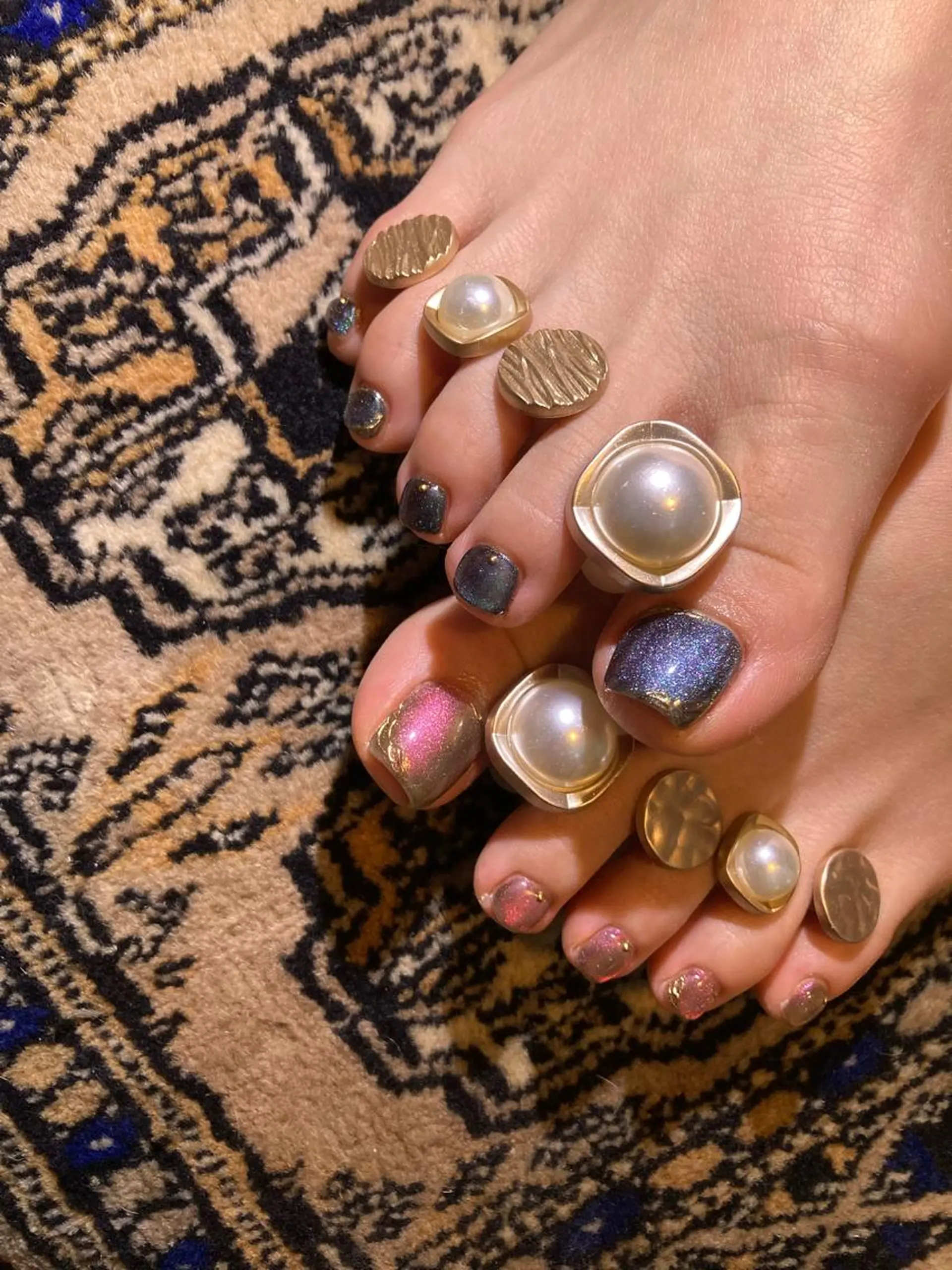 ネイル フットネイル Yakko pas á pasのネイルデザイン