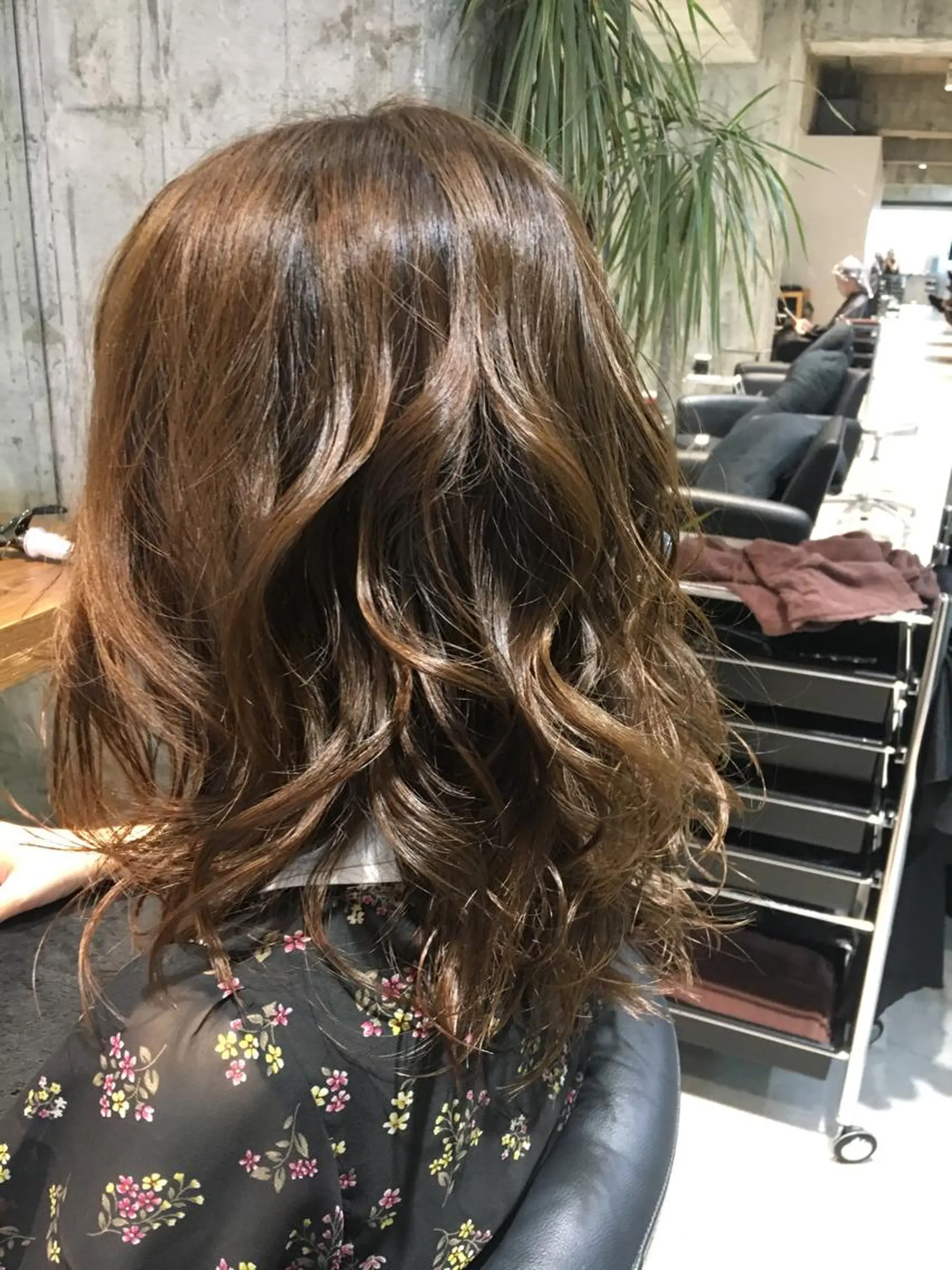 ミディアム カラー カット ヘアカラー トリートメント 髪質改善ULTOWA ✨松井　美幸のヘアスタイル