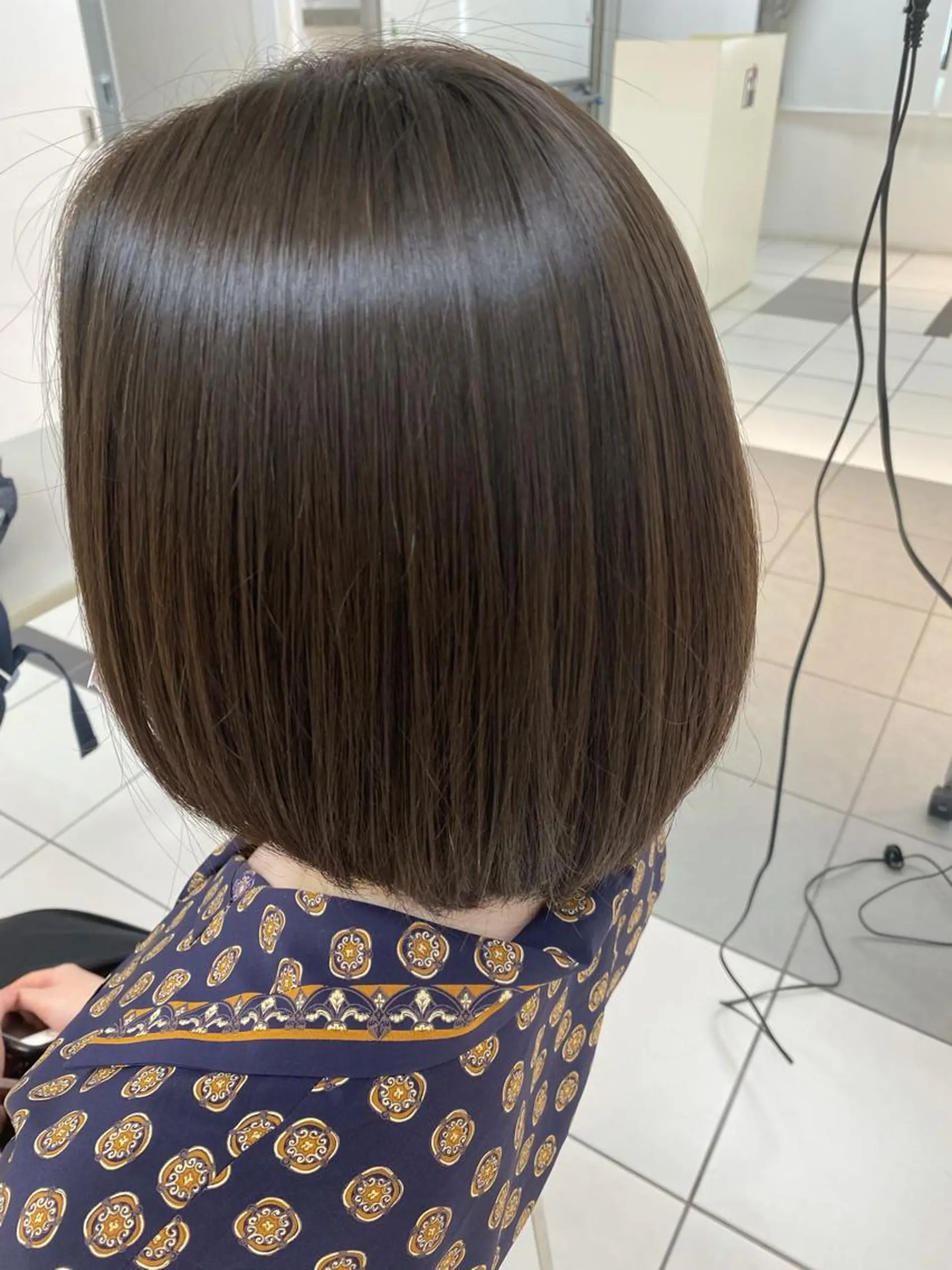 ショート 🐬脱白髪染めカラー 清水大世🐬のヘアスタイル