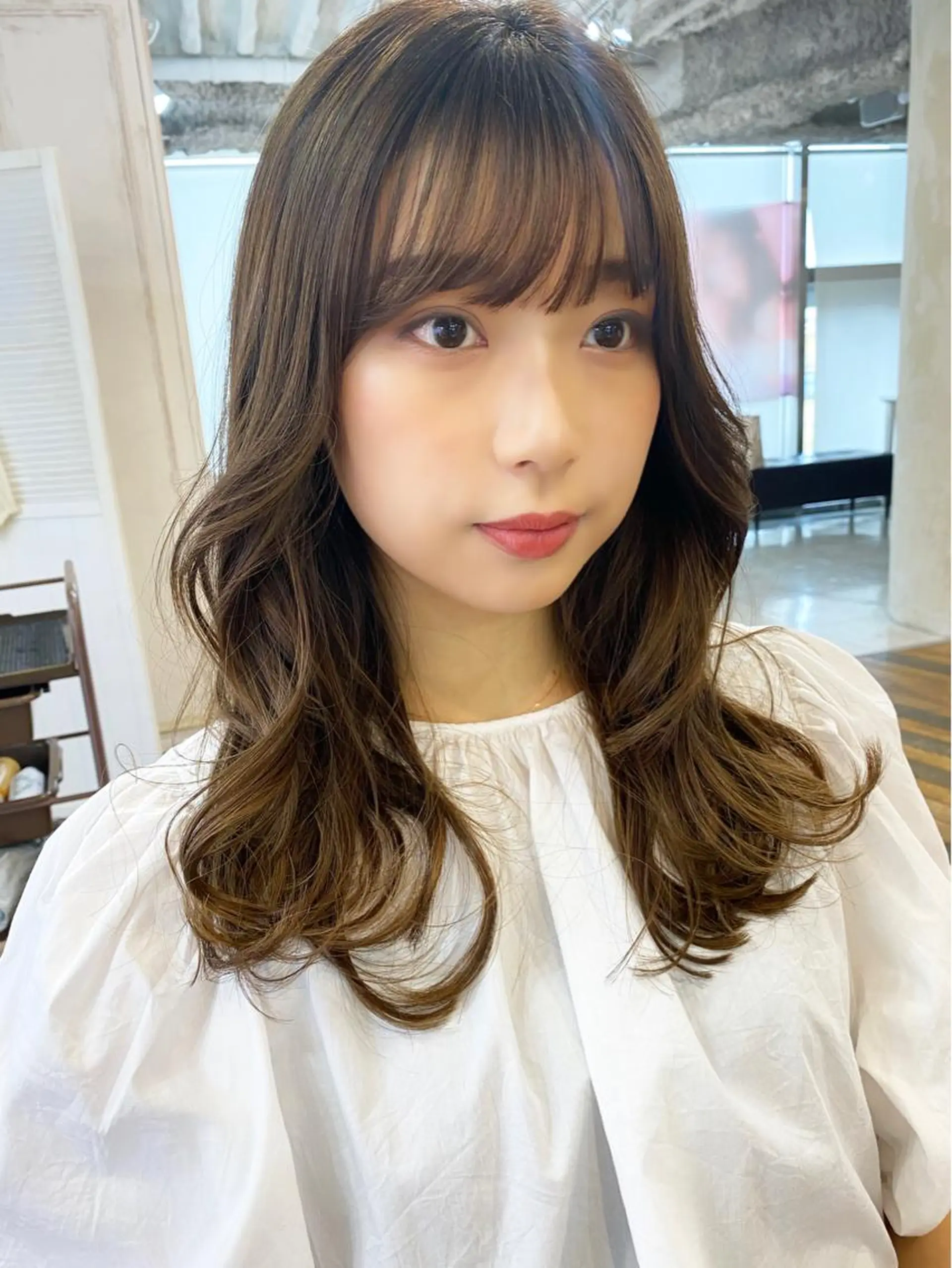 ロング カラー 🥣 hashi 🛋️のヘアスタイル