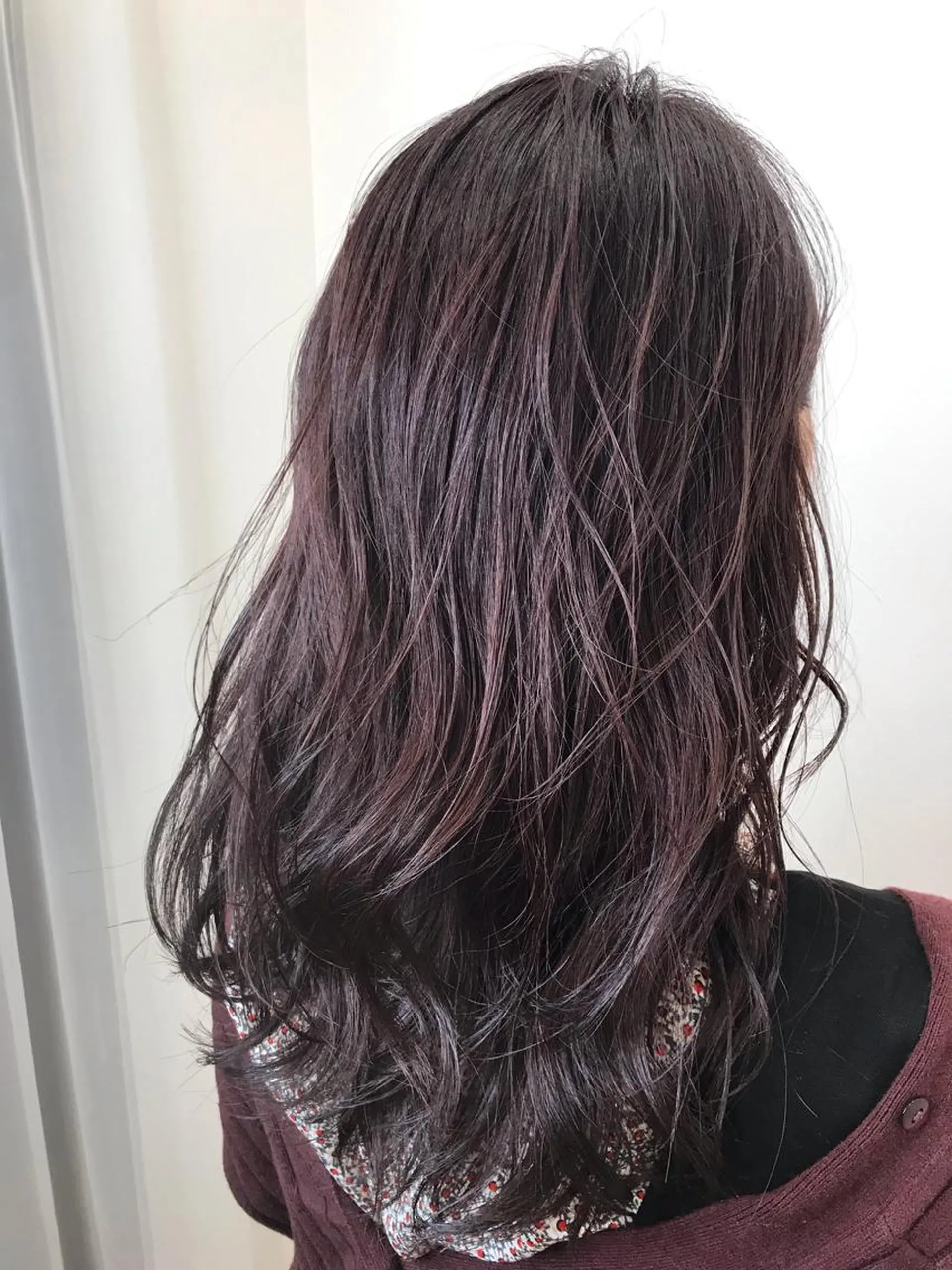 ロング カラー カット ヘアカラー トリートメント 酸性ストレート/ブリ ーチなし/中村 匠のヘアスタイル