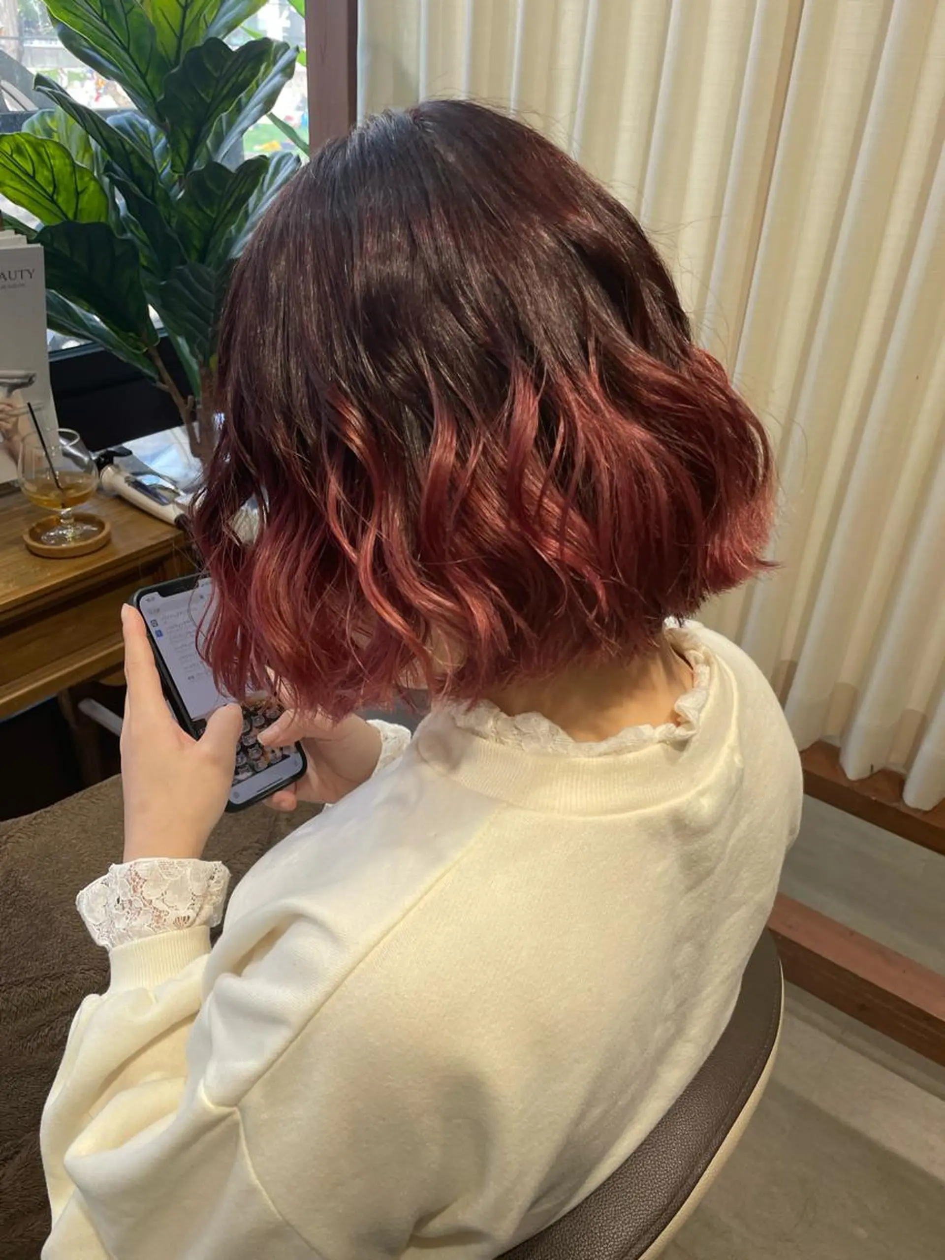 ショート カラー ヘアカラー 羽田翔大/ブリーチ/ ボブカット/店長のヘアスタイル