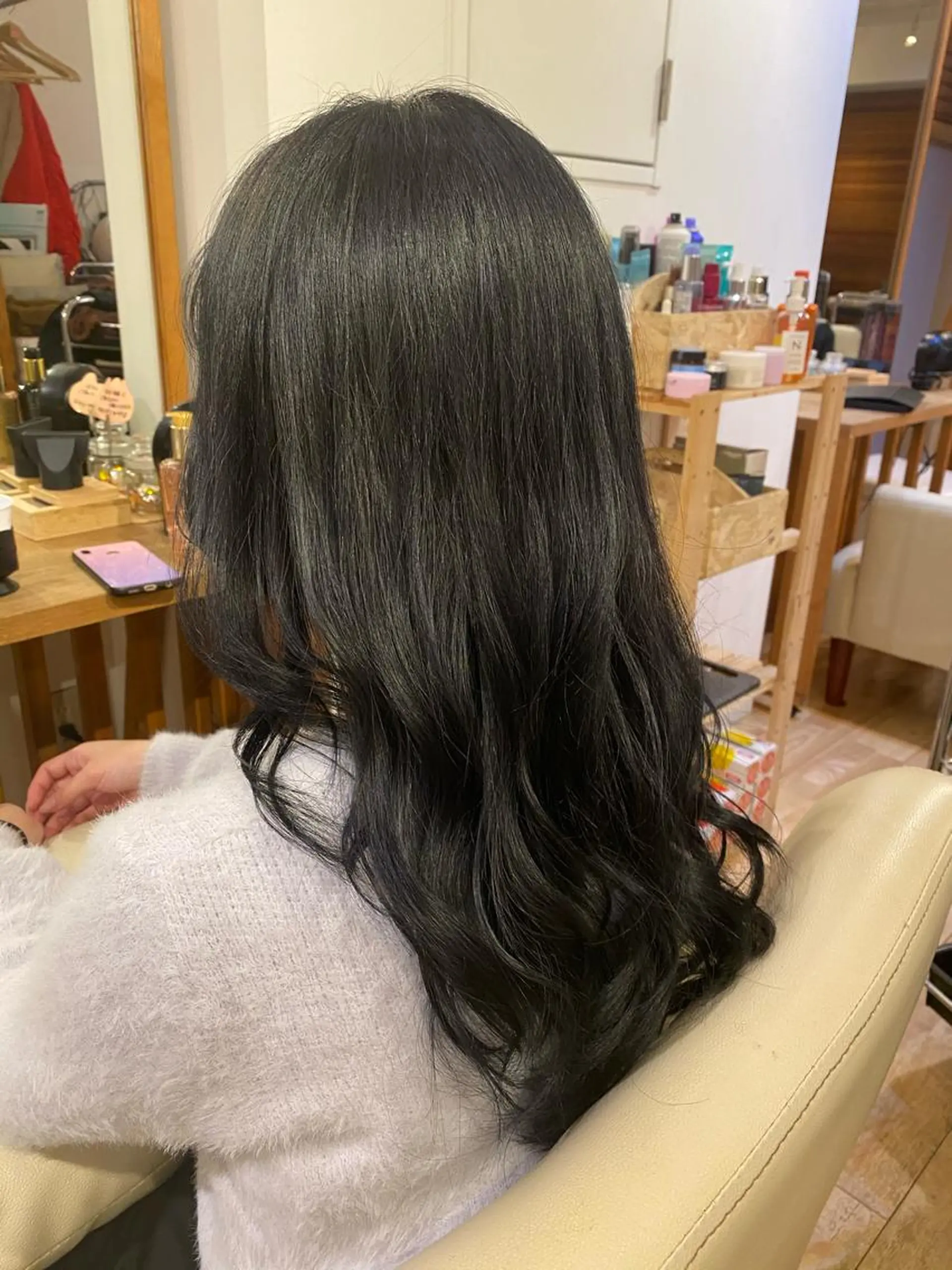 セミロング ヘアカラー トリートメント 🧡 TOMO🧡のヘアスタイル