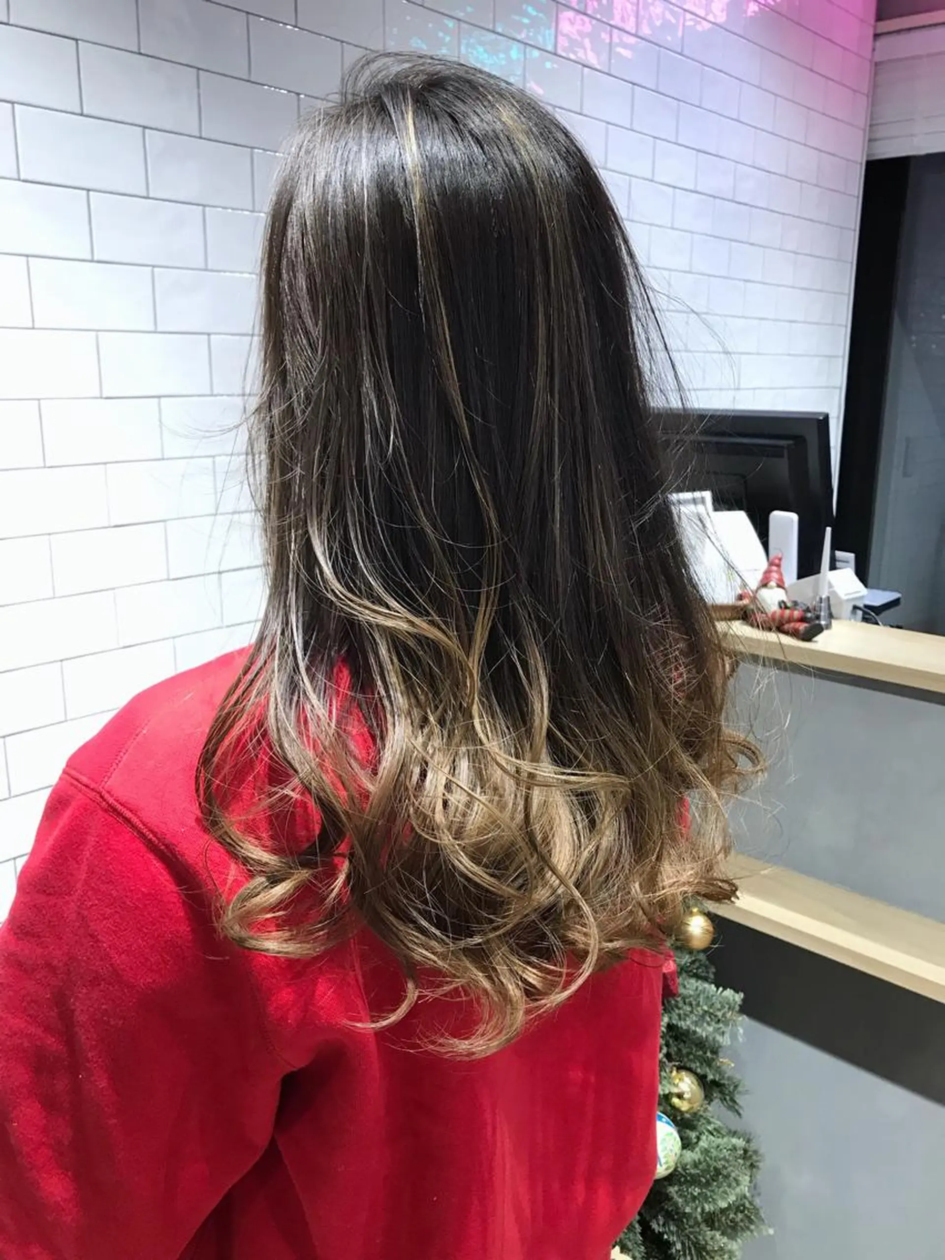 ロング カラー 原山 直人のヘアスタイル