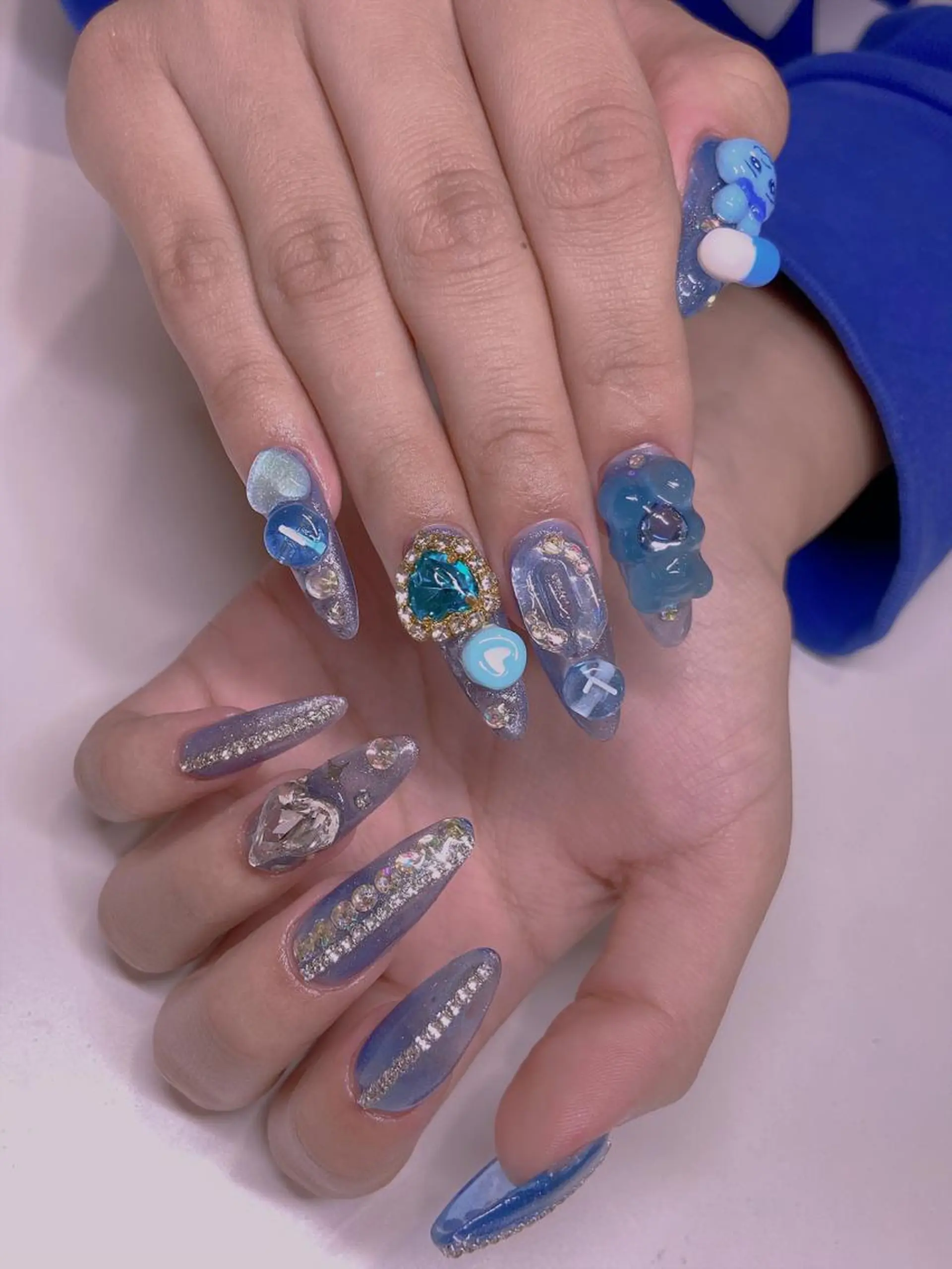 ネイル ハンドネイル 長さだし専門店 M2 rikaのネイルデザイン