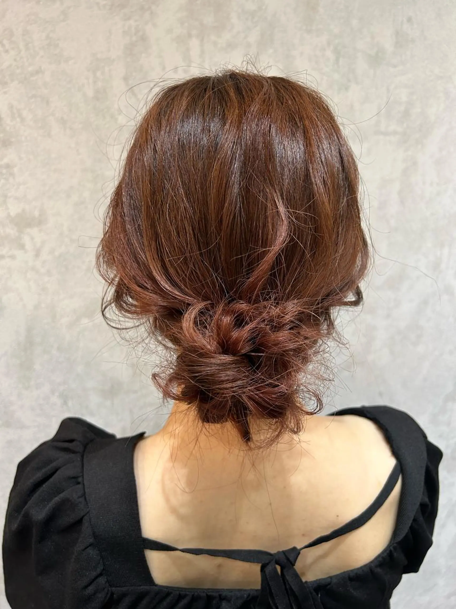 ヘアアレンジ ローシニヨン SHANTi 飯塚 ヘアセット/髪質改善のヘアスタイル