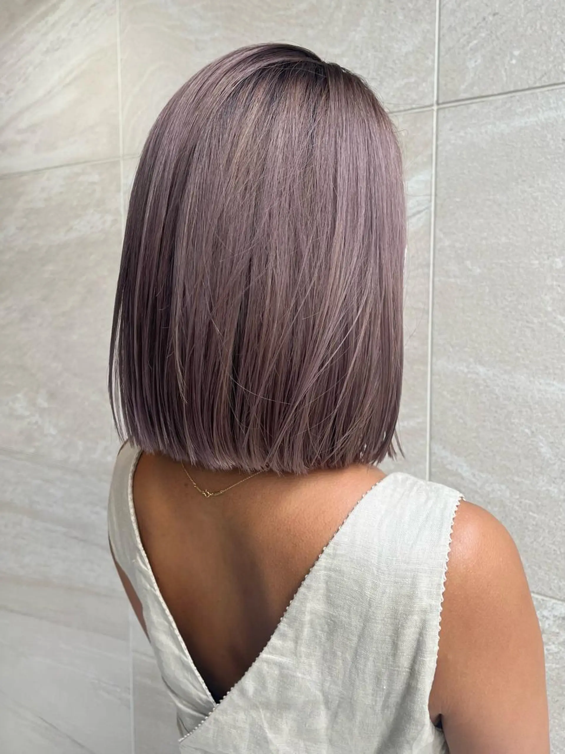 ミディアム カラー レイヤー,ボブ / 彩未のヘアスタイル