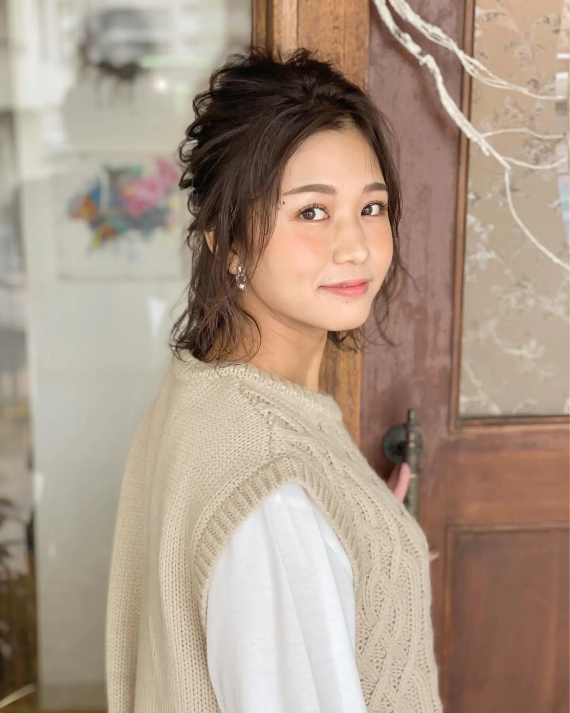 ミディアム カラー イルミナカラー カット ヘアカラー grand juteのヘアスタイル