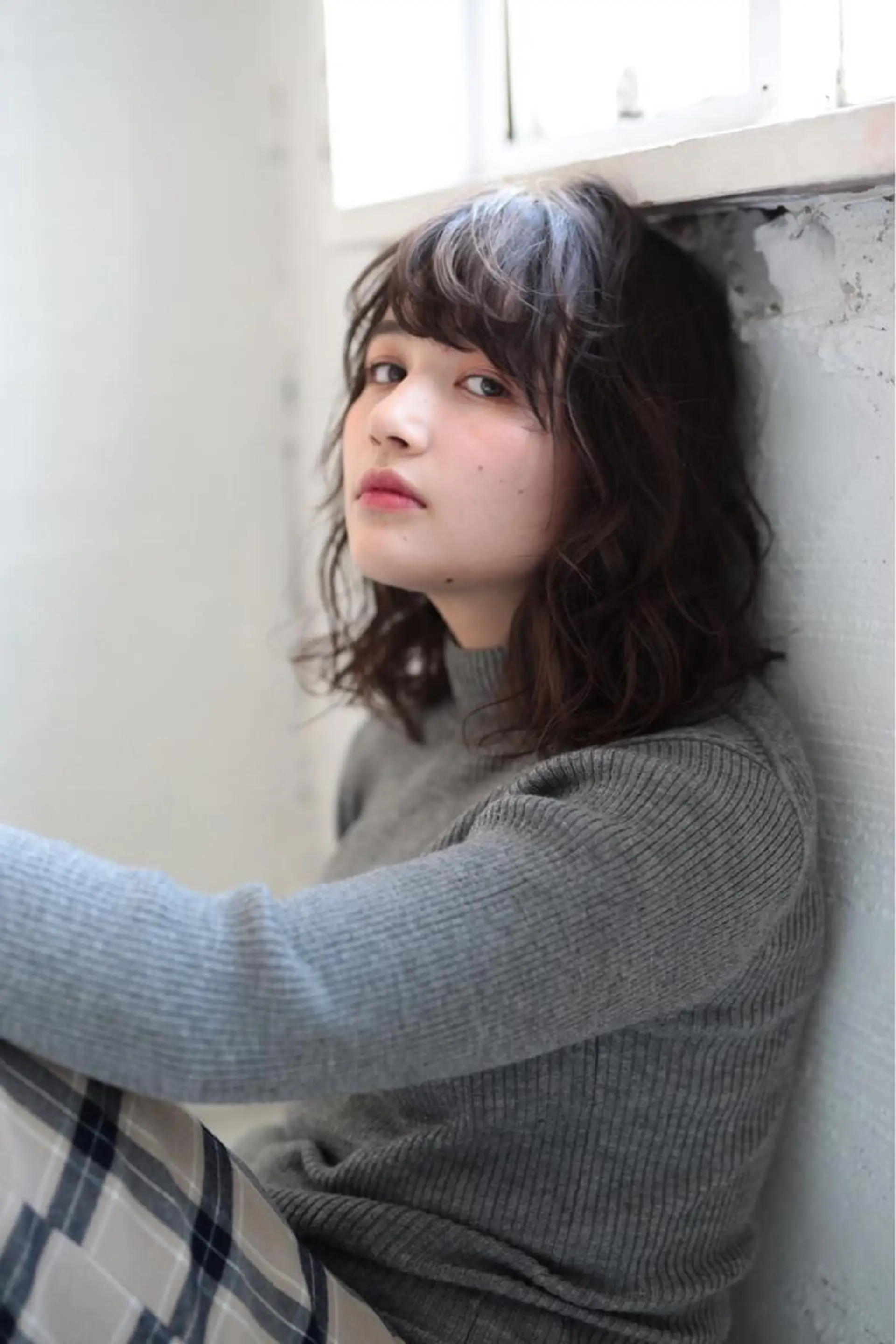 ミディアム カラー パーマ ヘアアレンジ メンズパーマの巨匠 鈴木純のヘアスタイル