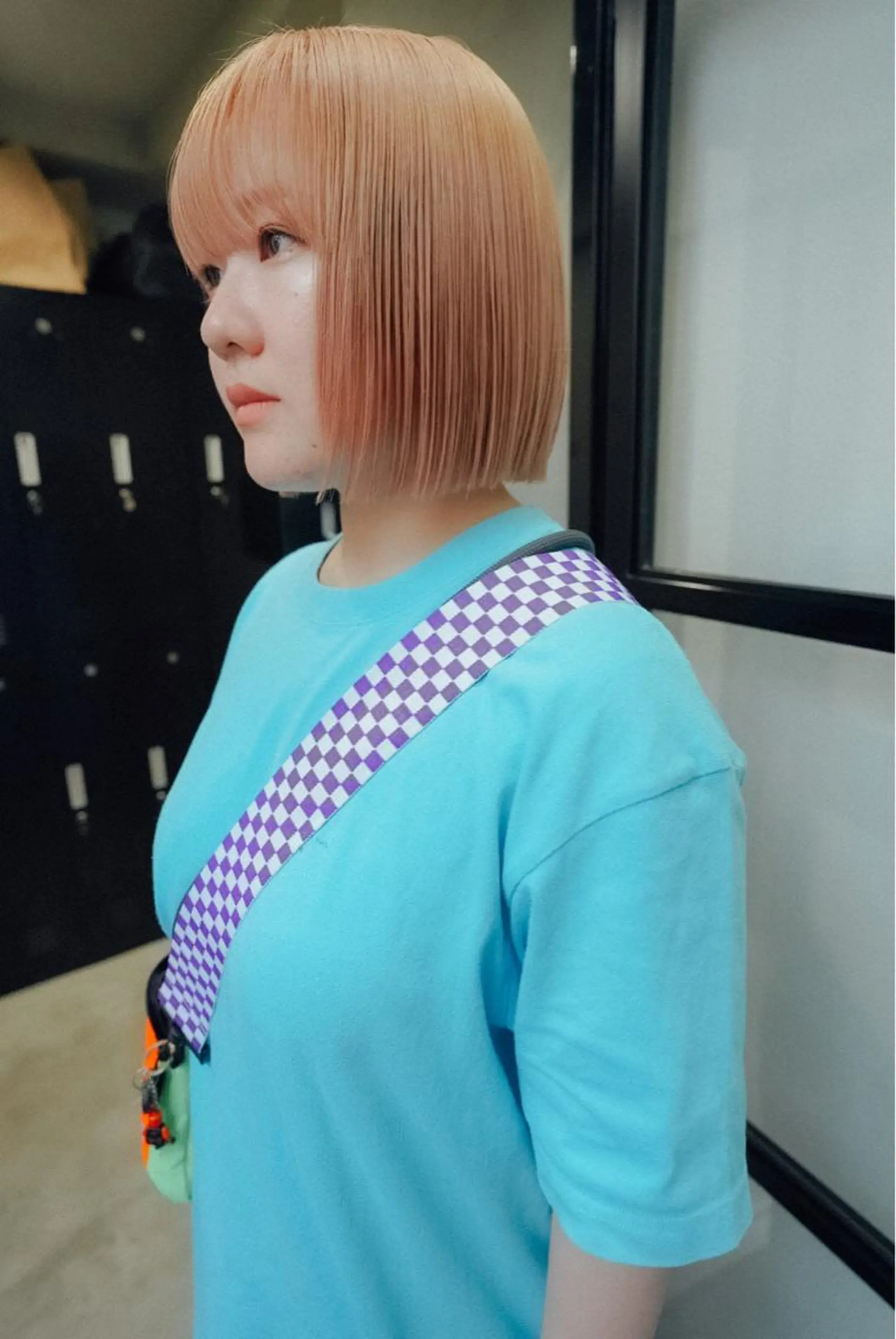 ミディアム カット ヘアカラー 前田 陽南子のヘアスタイル