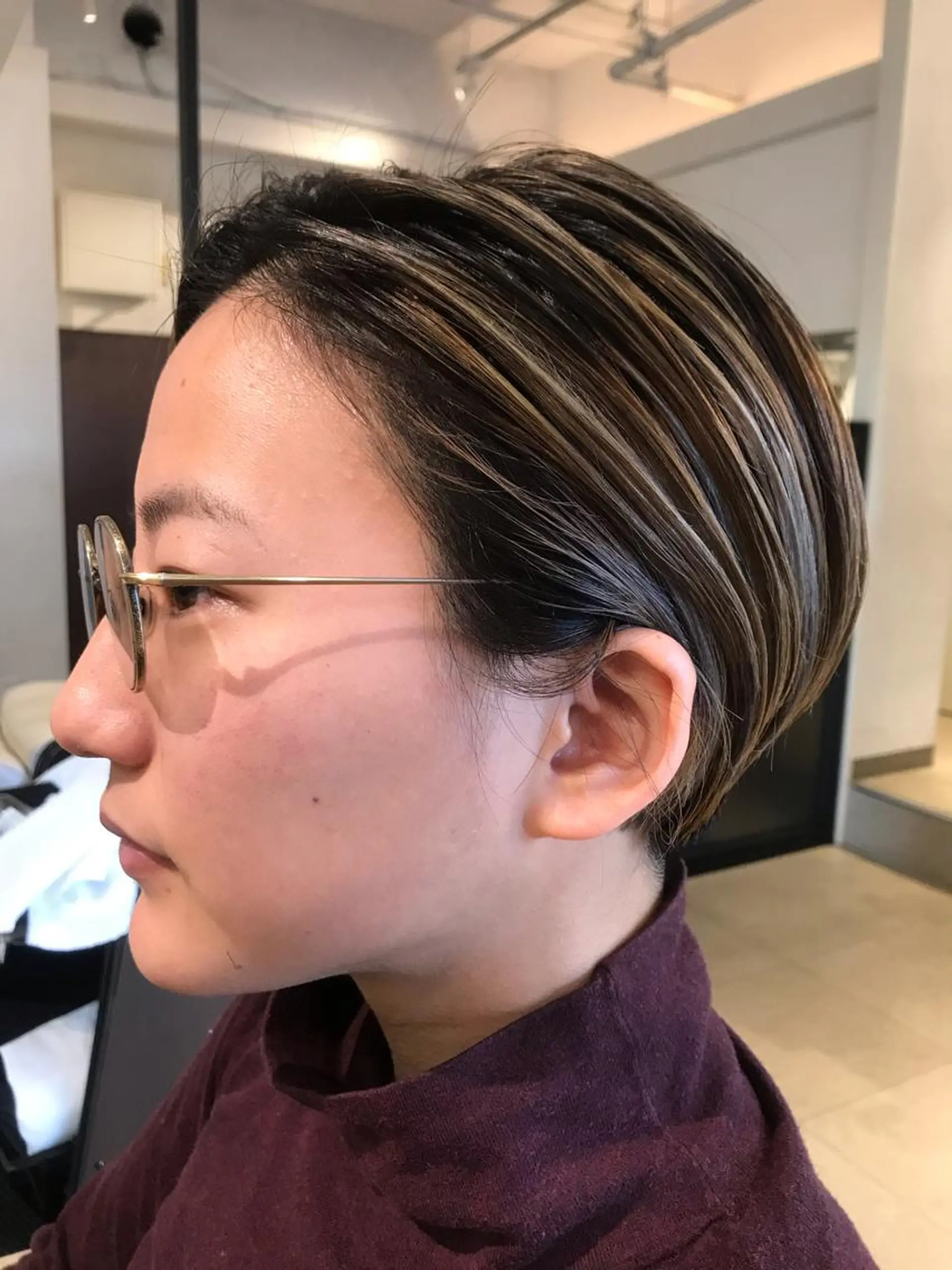 ショート カラー newi saLyu 片岡ふきのヘアスタイル