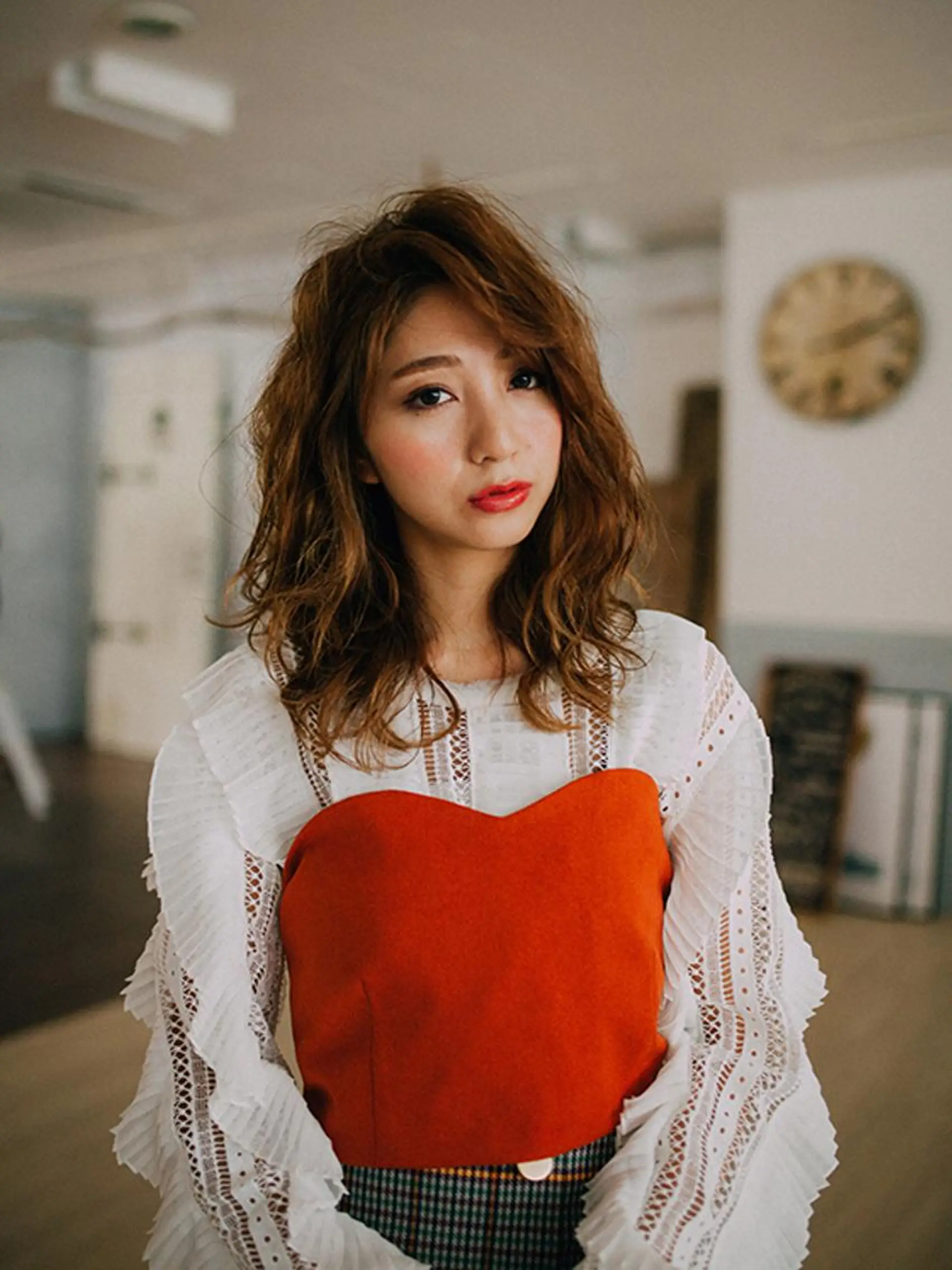 ミディアム パーマ 髪質改善NO.1🥇 蒲澤🏆のヘアスタイル