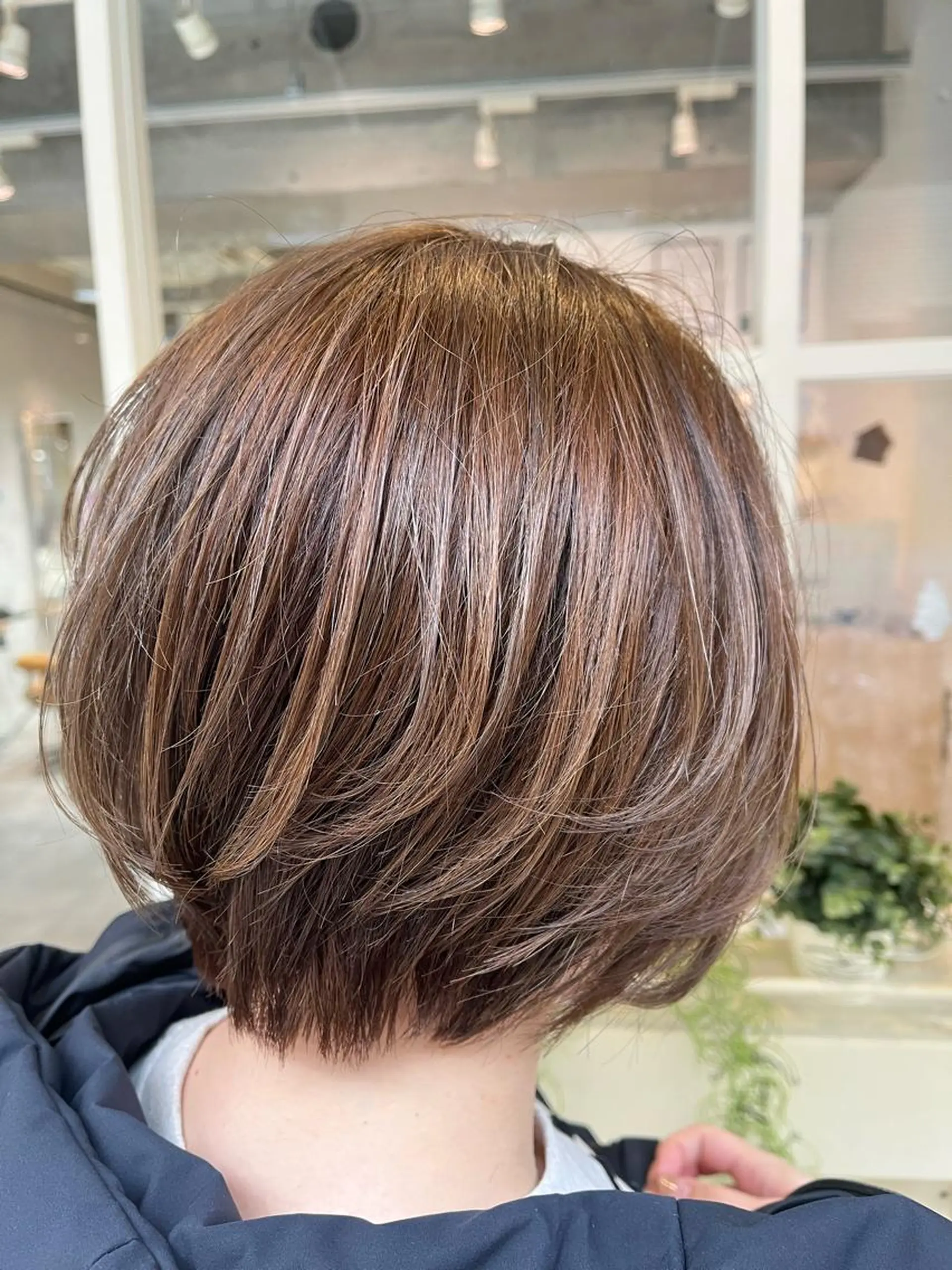 ショート カラー ショートボブ ボブ ショートヘア 田辺 黎花のヘアスタイル