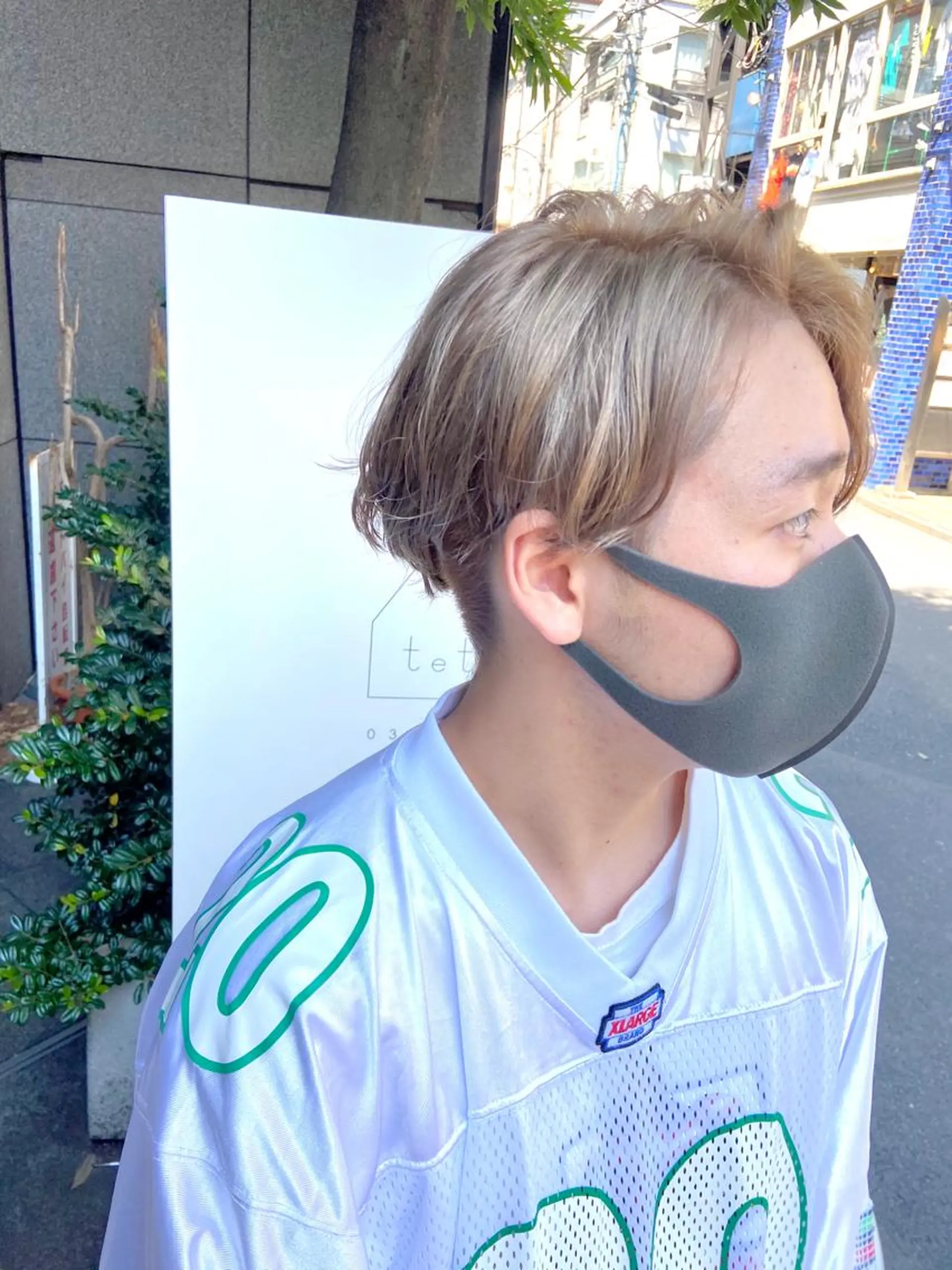 カラー メンズ écouter所属・ショート/ウルフ ハイトーン/カイセイのヘアスタイル