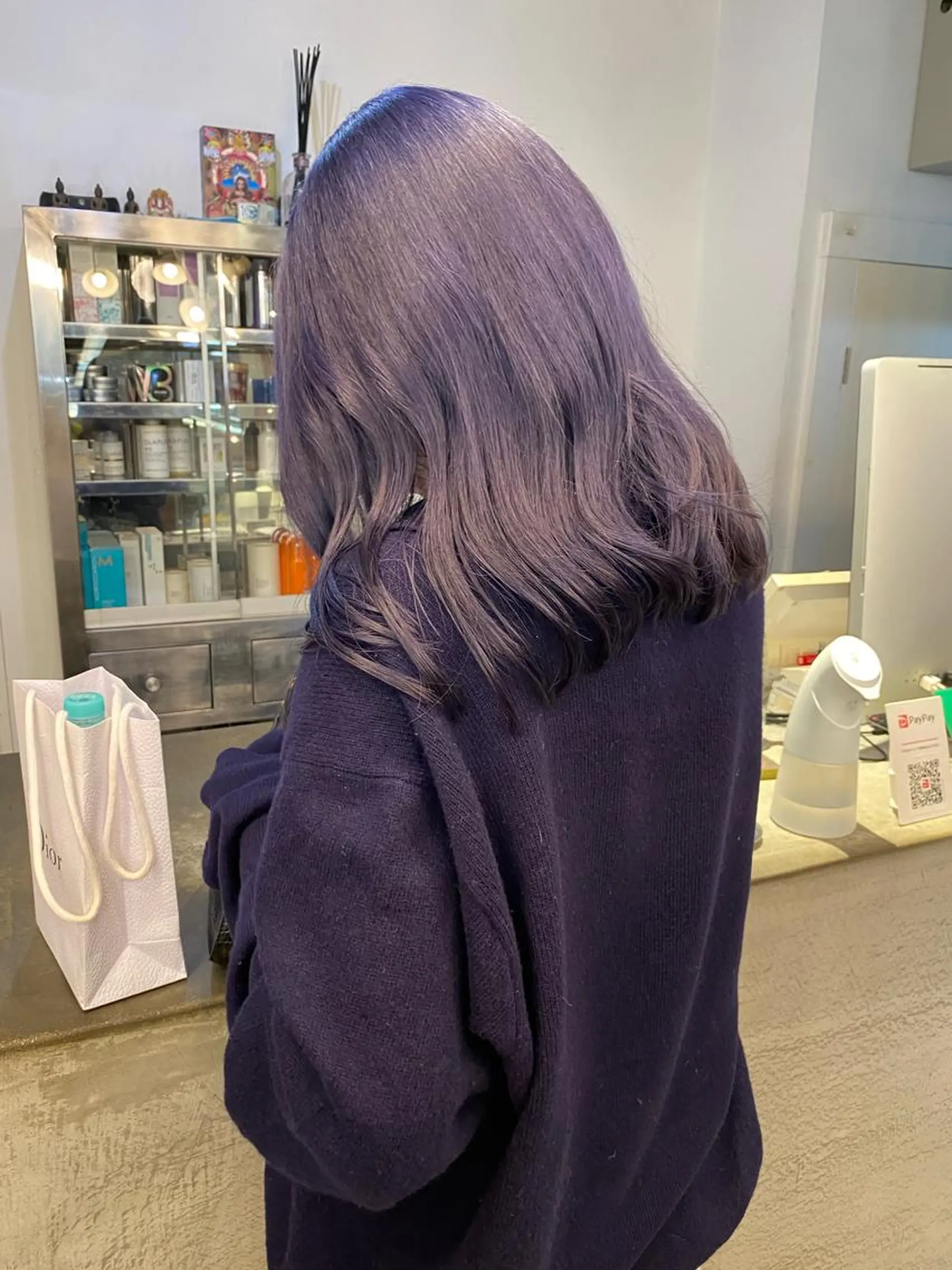 ミディアム カラー vixus mamiのヘアスタイル