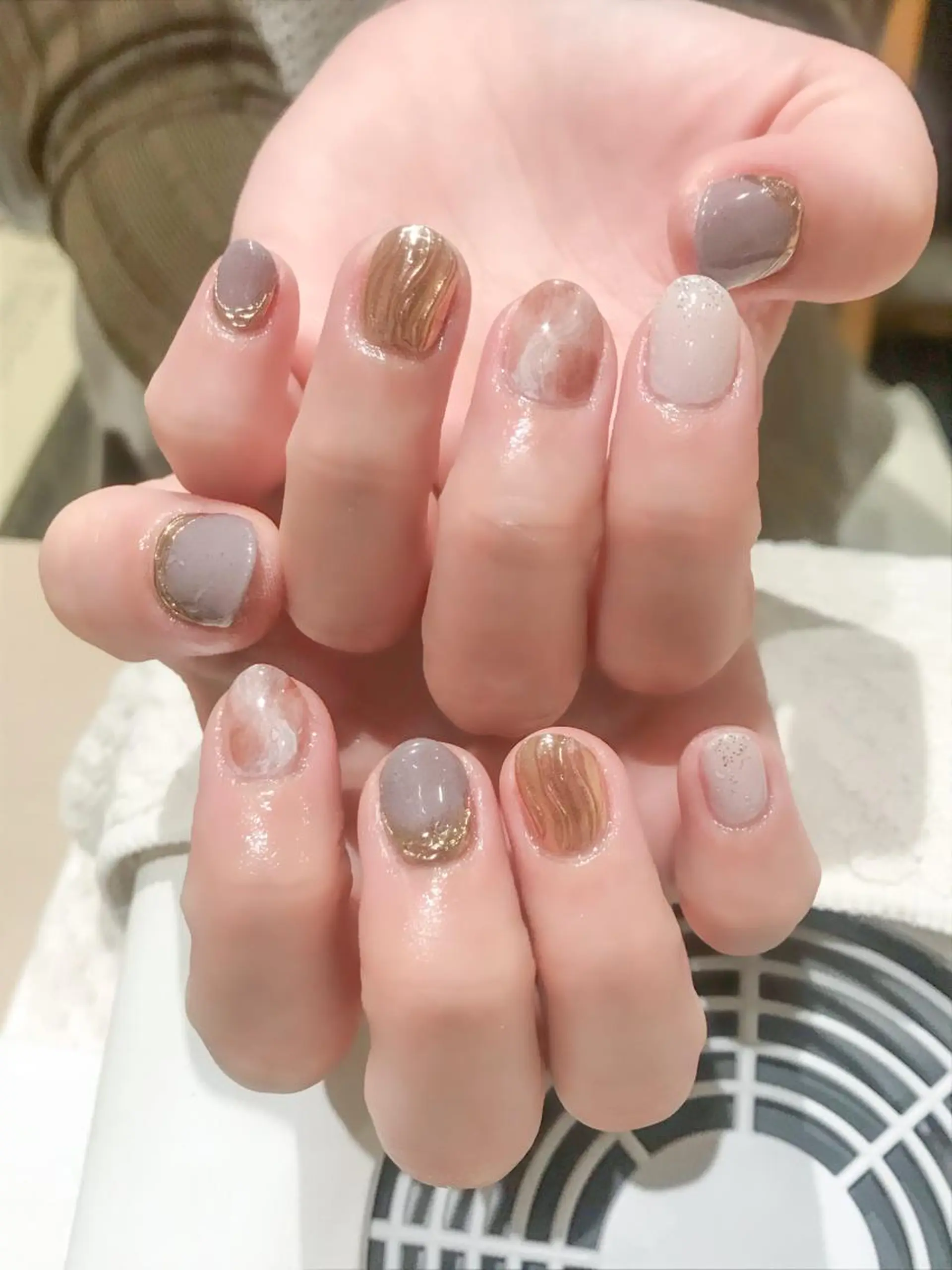 ネイル ゴールド Nyanco Nailのネイルデザイン