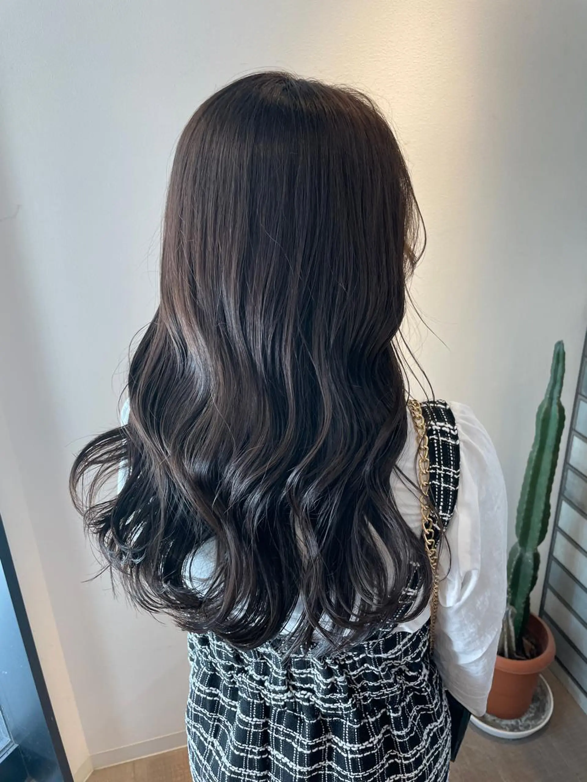 ロング カラー カット ヘアカラー トリートメント 福永速人 /メンズパーマのヘアスタイル