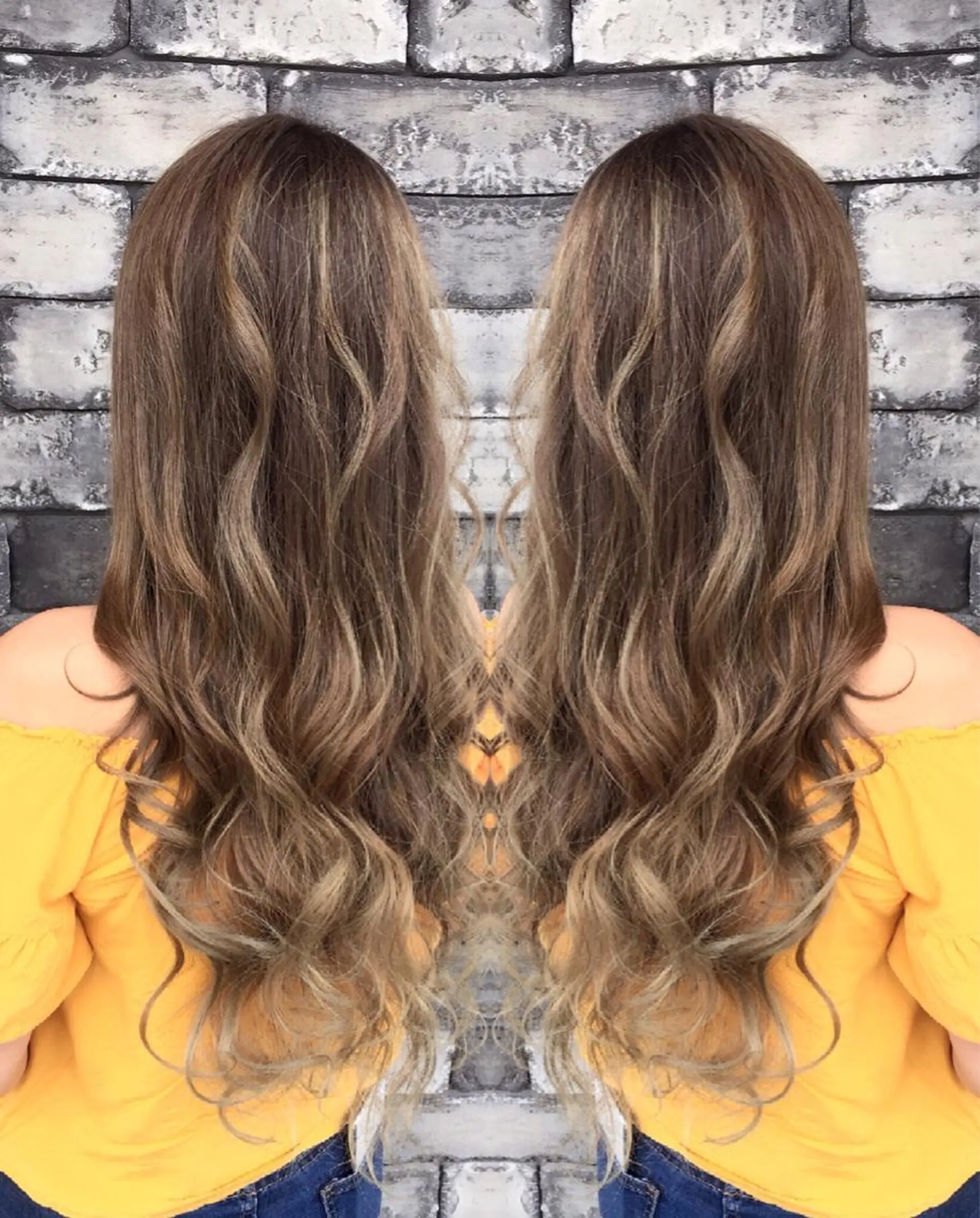 ロング 外国人風カラー レイヤーカット ヘアカラー トリートメント ヘアセット ❤️千葉県代表❤️ 店長❤️柿本翔一朗のヘアスタイル