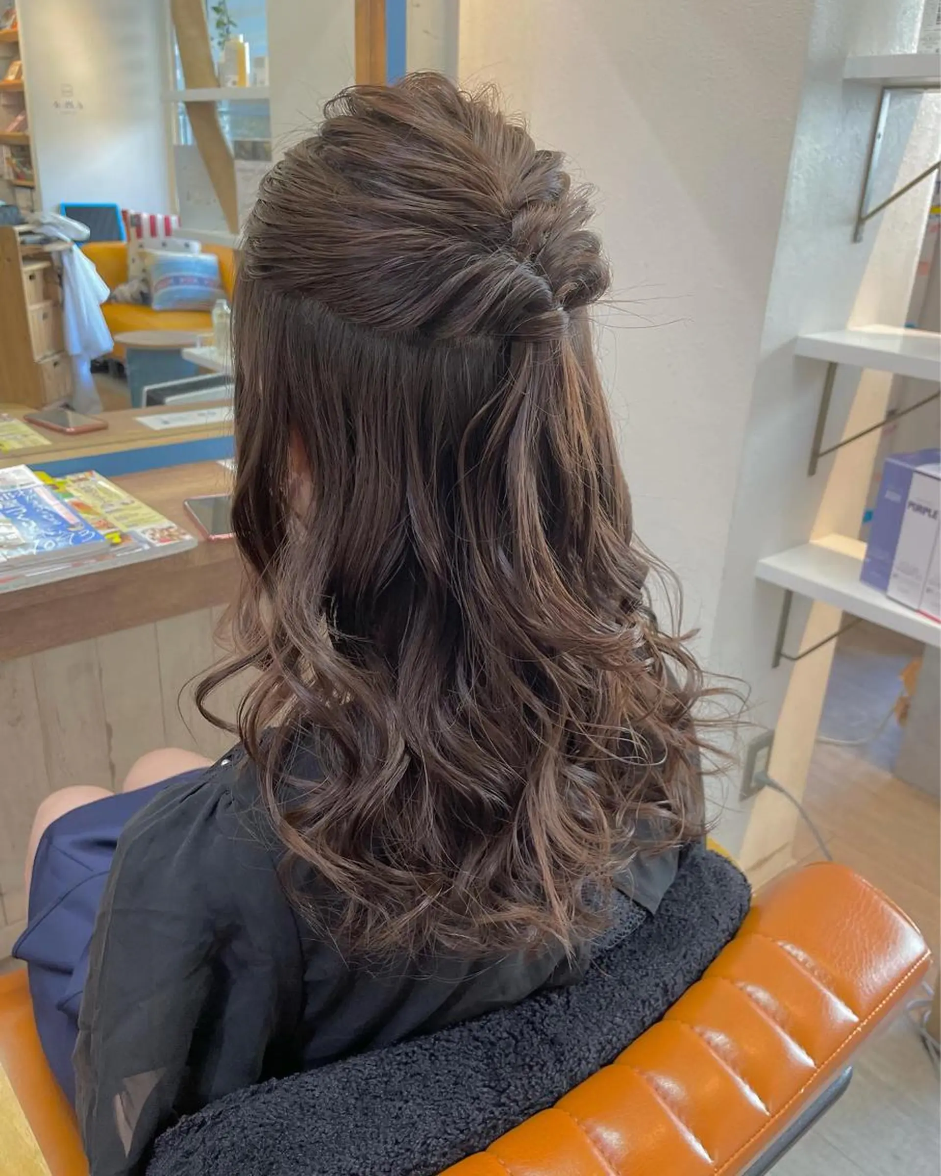 セミロング 山本 陸央のヘアスタイル