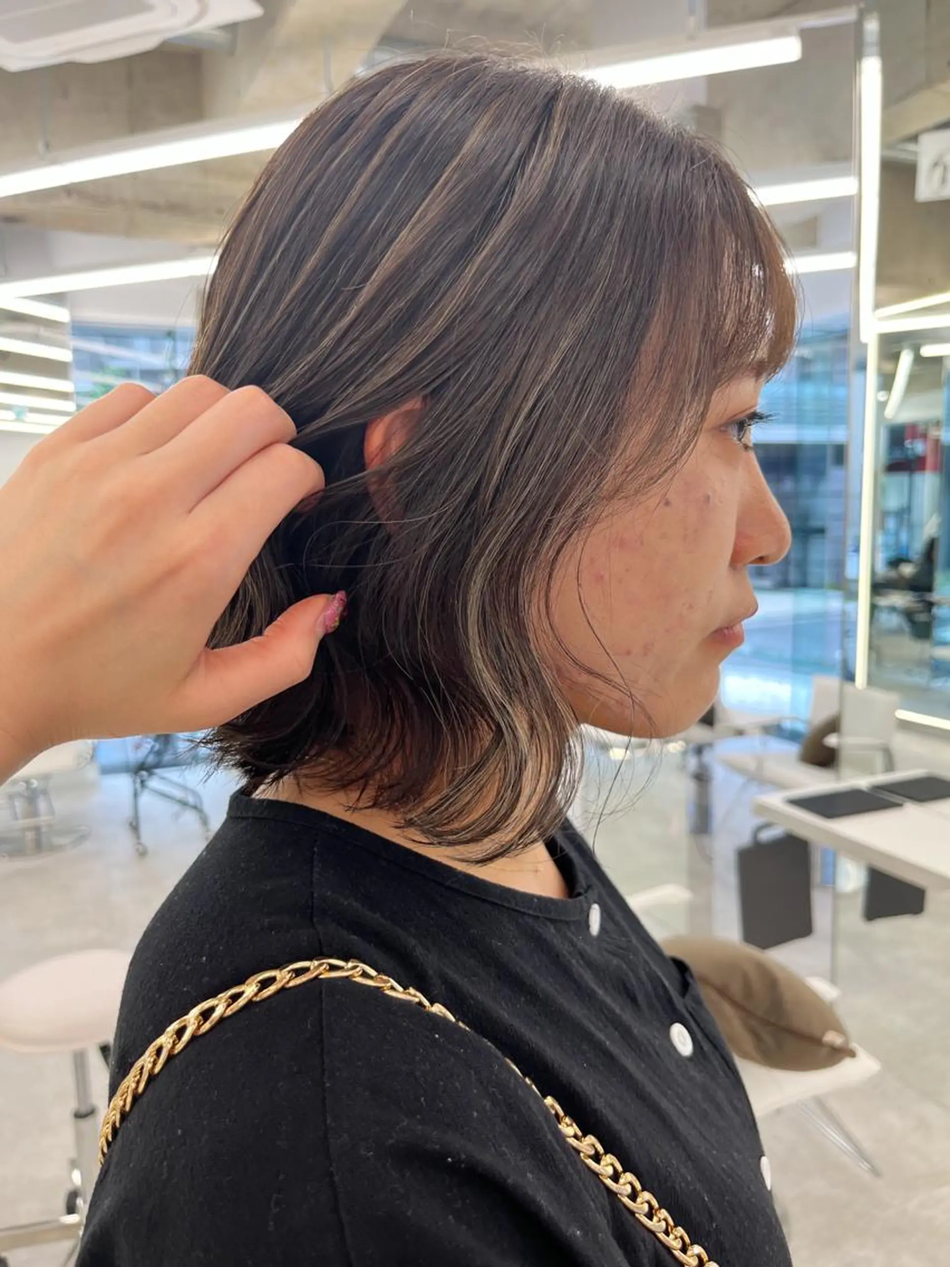 ミディアム カラー レイヤーカット×艶髪 /Ayanaのヘアスタイル