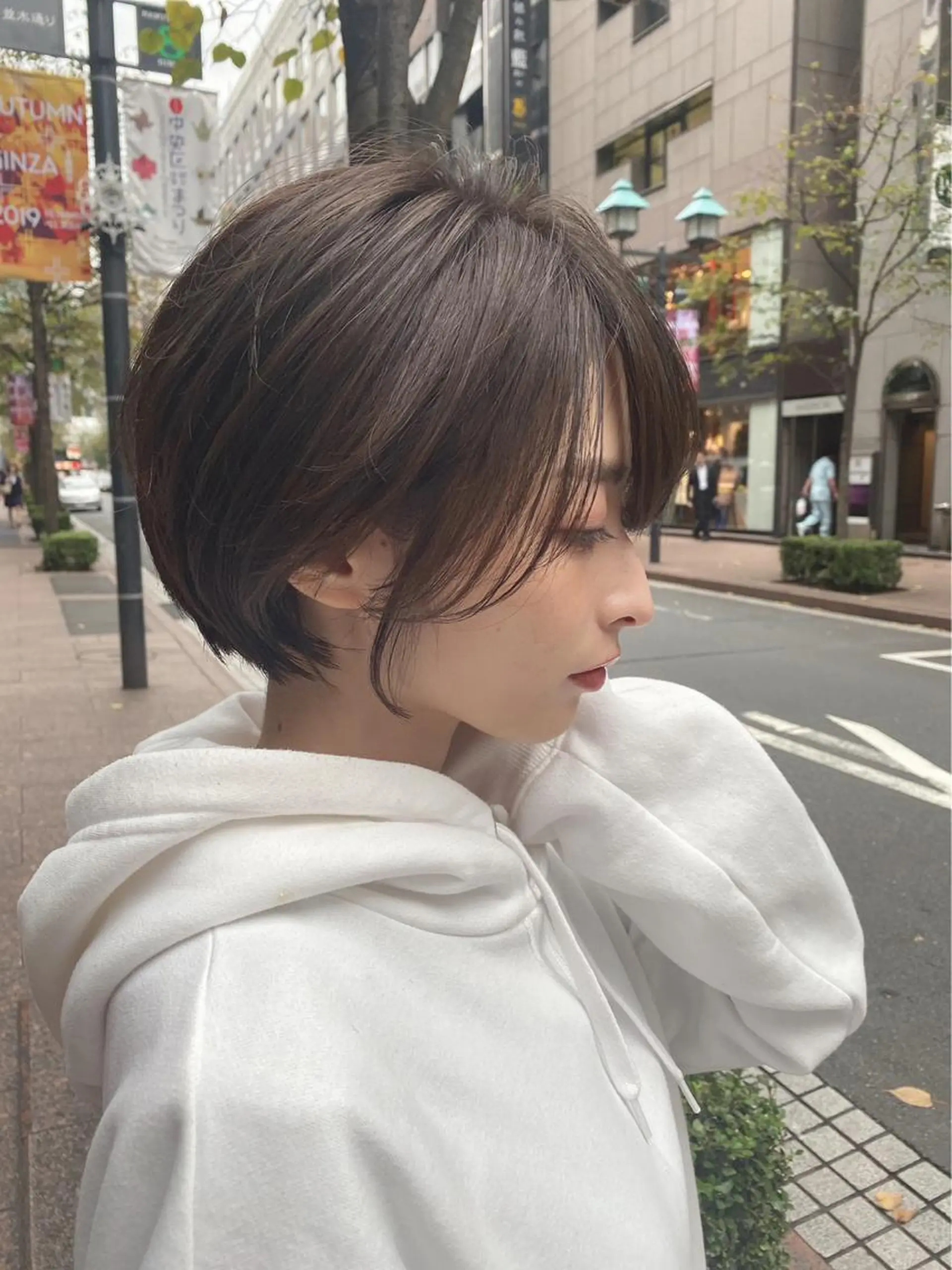 ショート カラー ケアカラー/縮毛矯正 /レイヤー/板垣光采のヘアスタイル