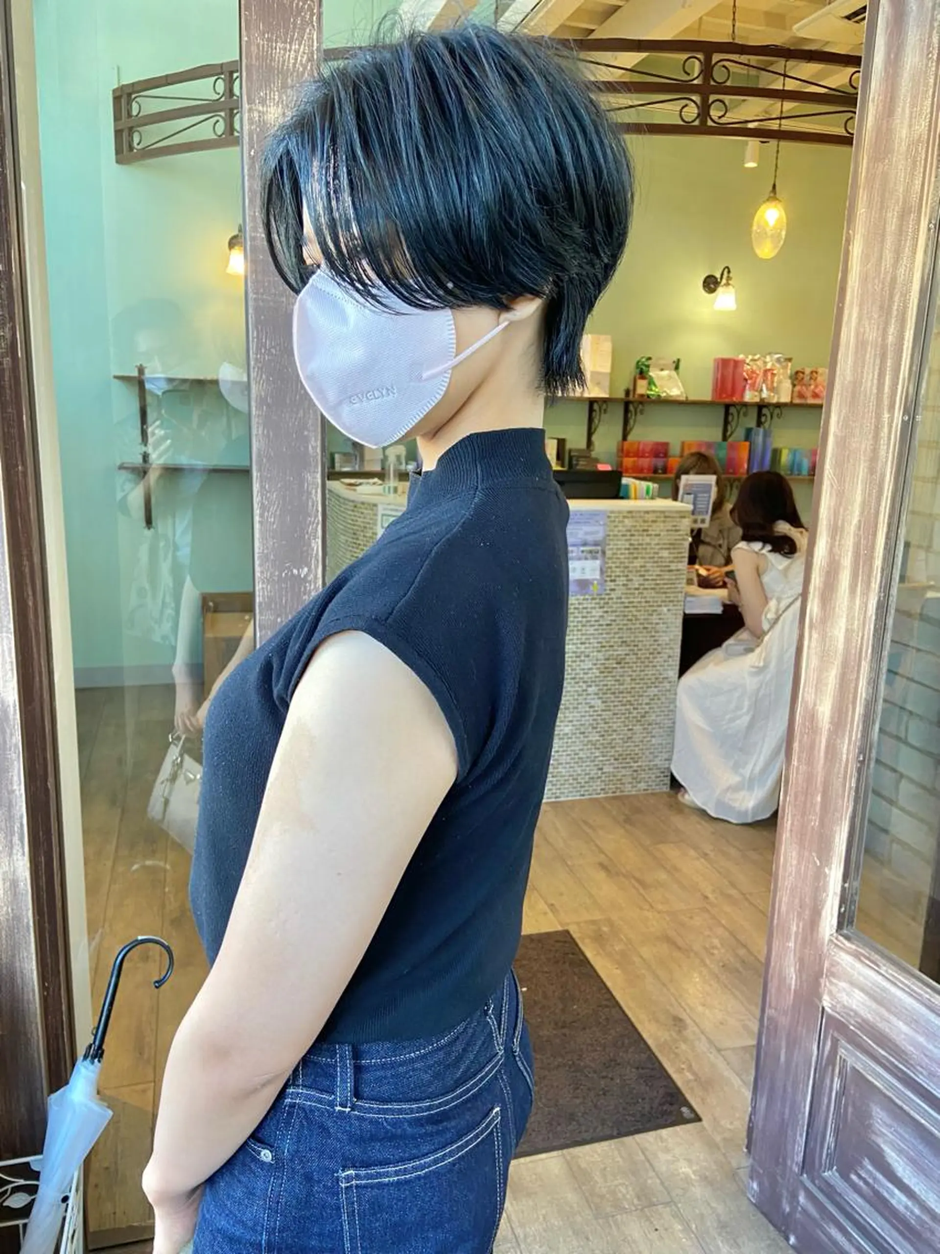 ショート カット パーマ トリートメント ショートヘア特化 石附隼士のヘアスタイル