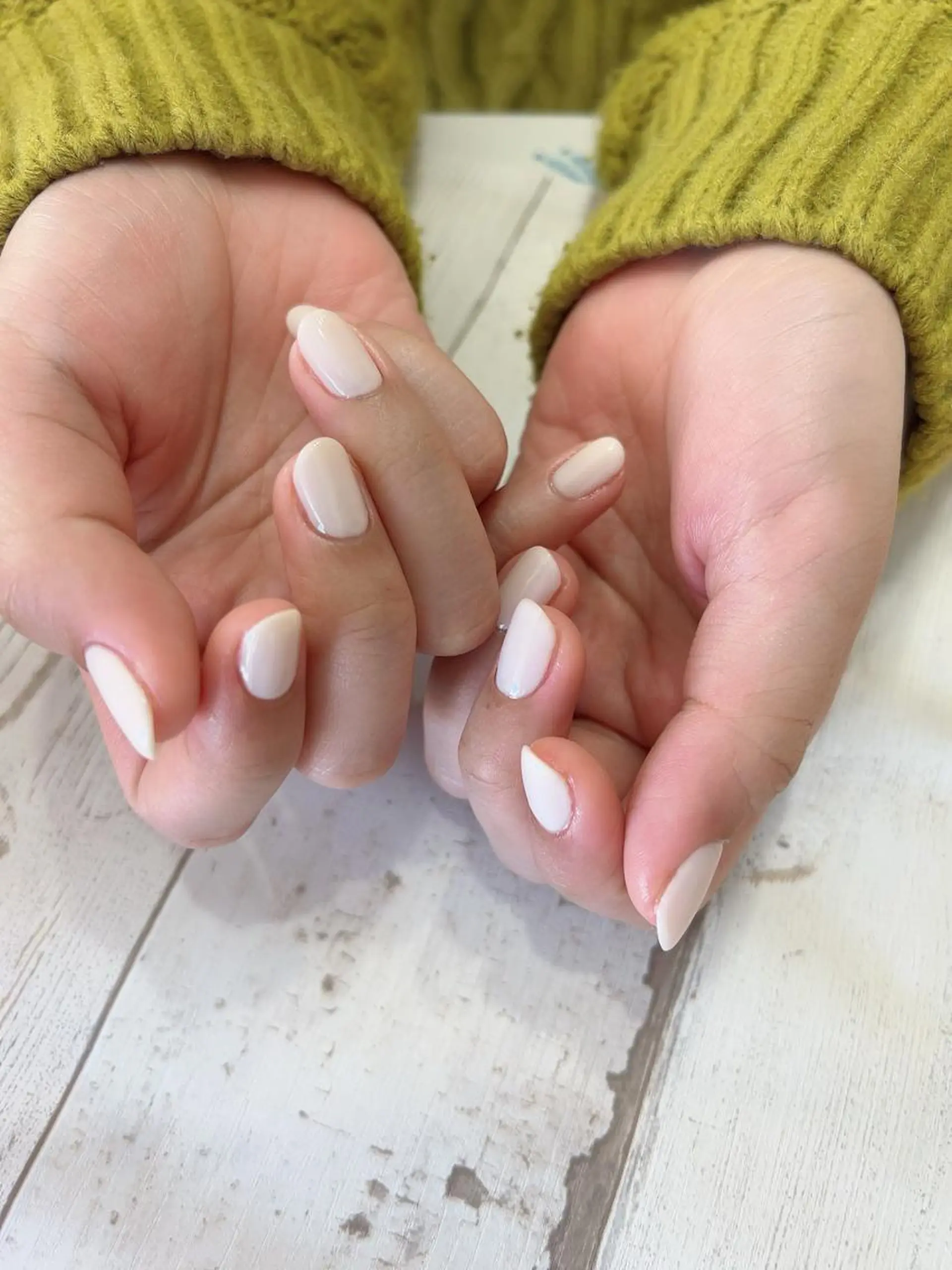 ネイル 北浦和 自爪育成ケアのネイルデザイン