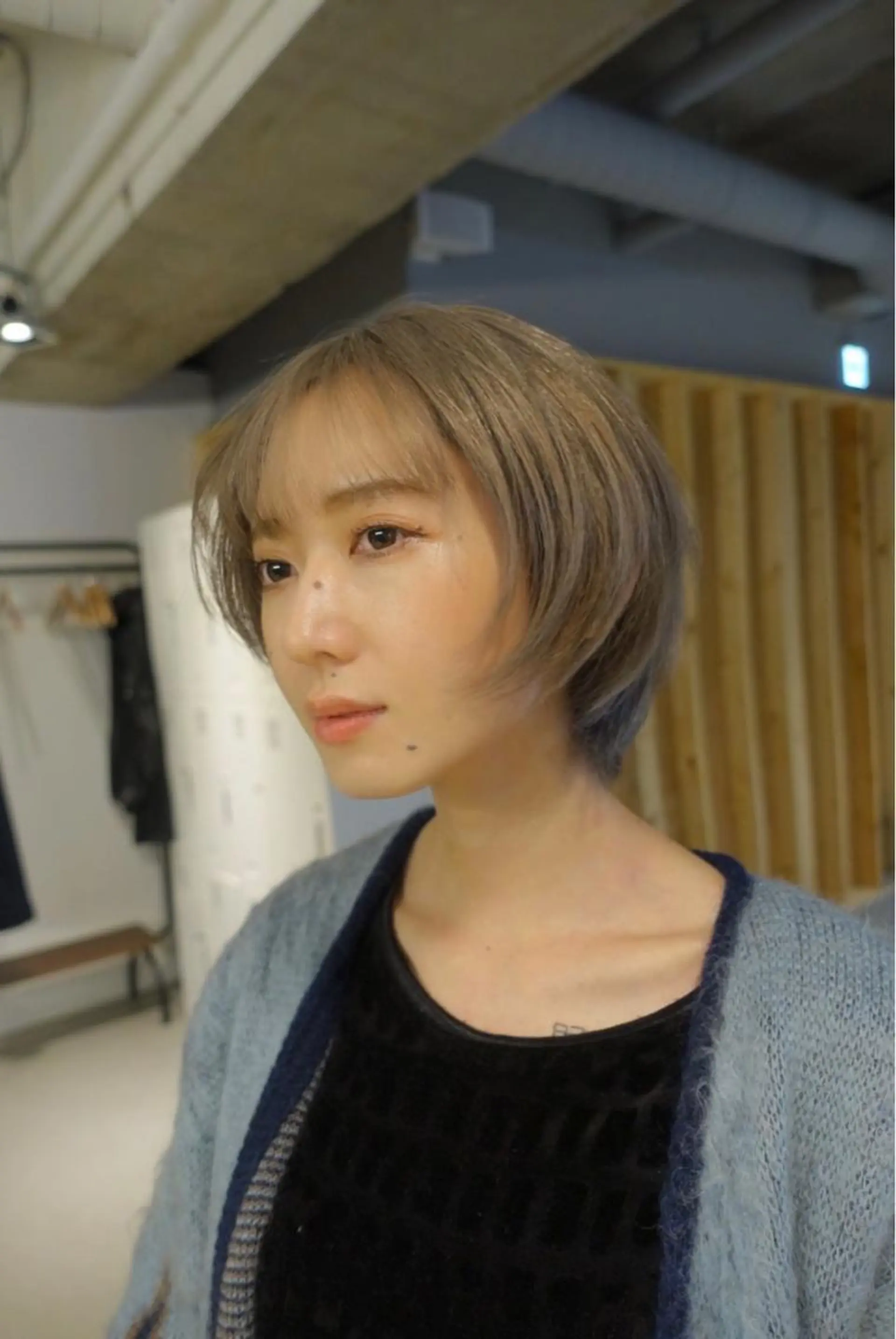 ショート カラー ブリーチ ダブルカラー ハイライトカラー イルミナカラー ボブ tension 【テンション】のヘアスタイル