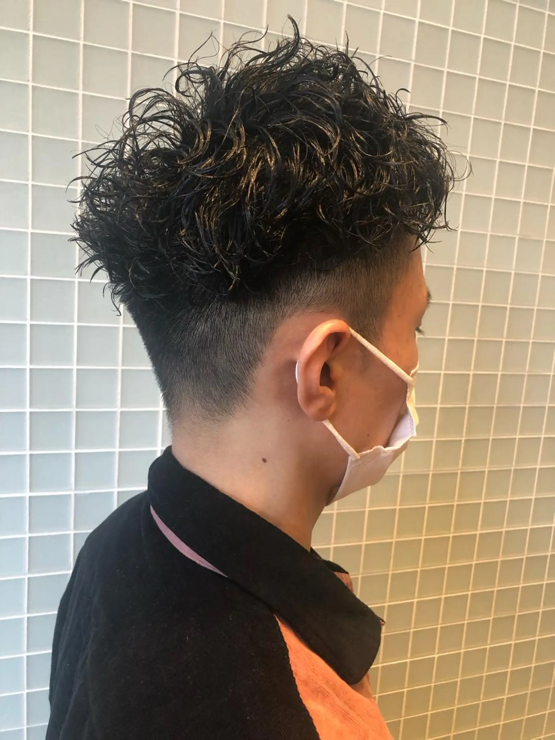 メンズ メンズパーマ 佐伯 凌太郎のヘアスタイル