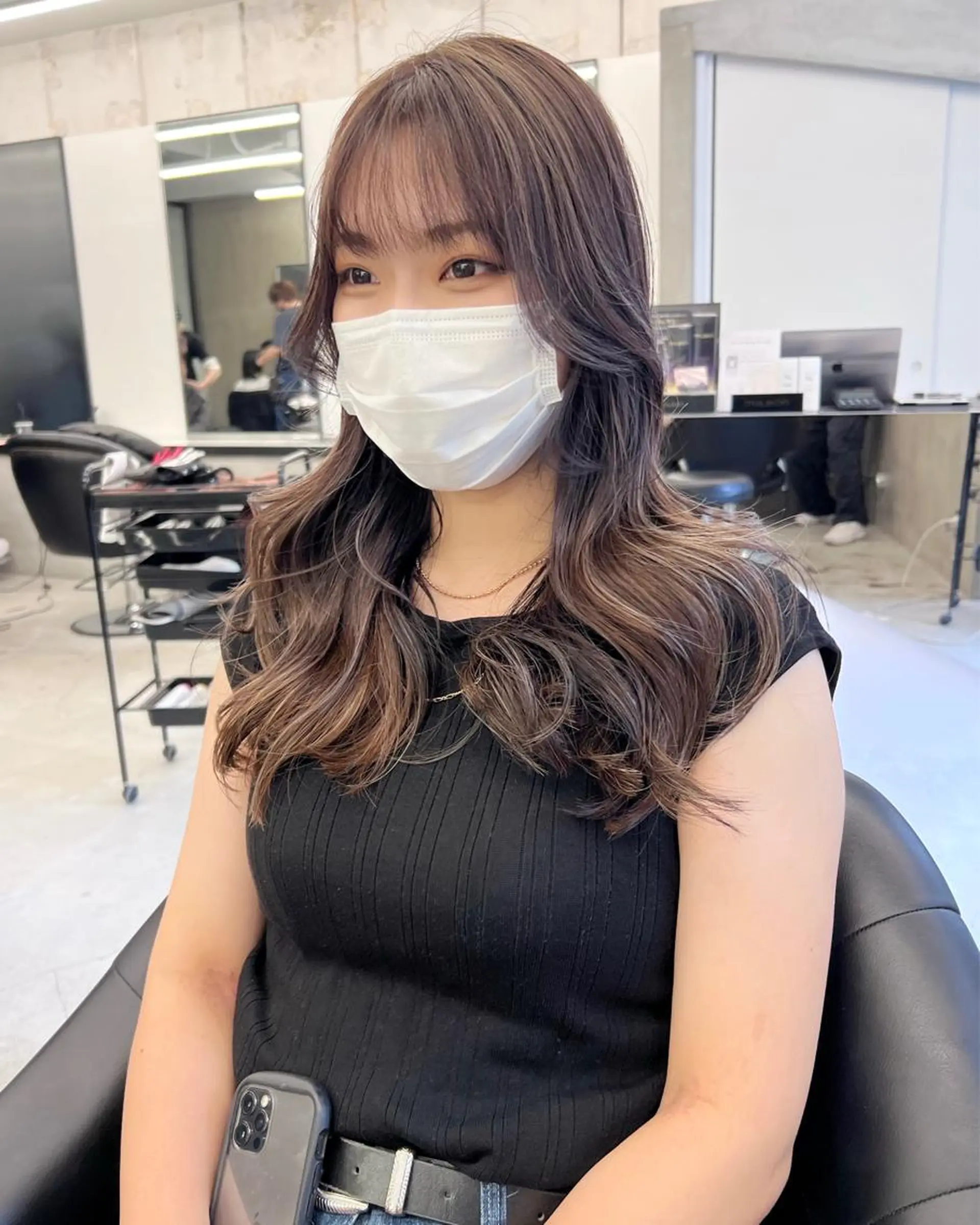 ロング カラー kimika🥑 メンズ/髪質改善のヘアスタイル