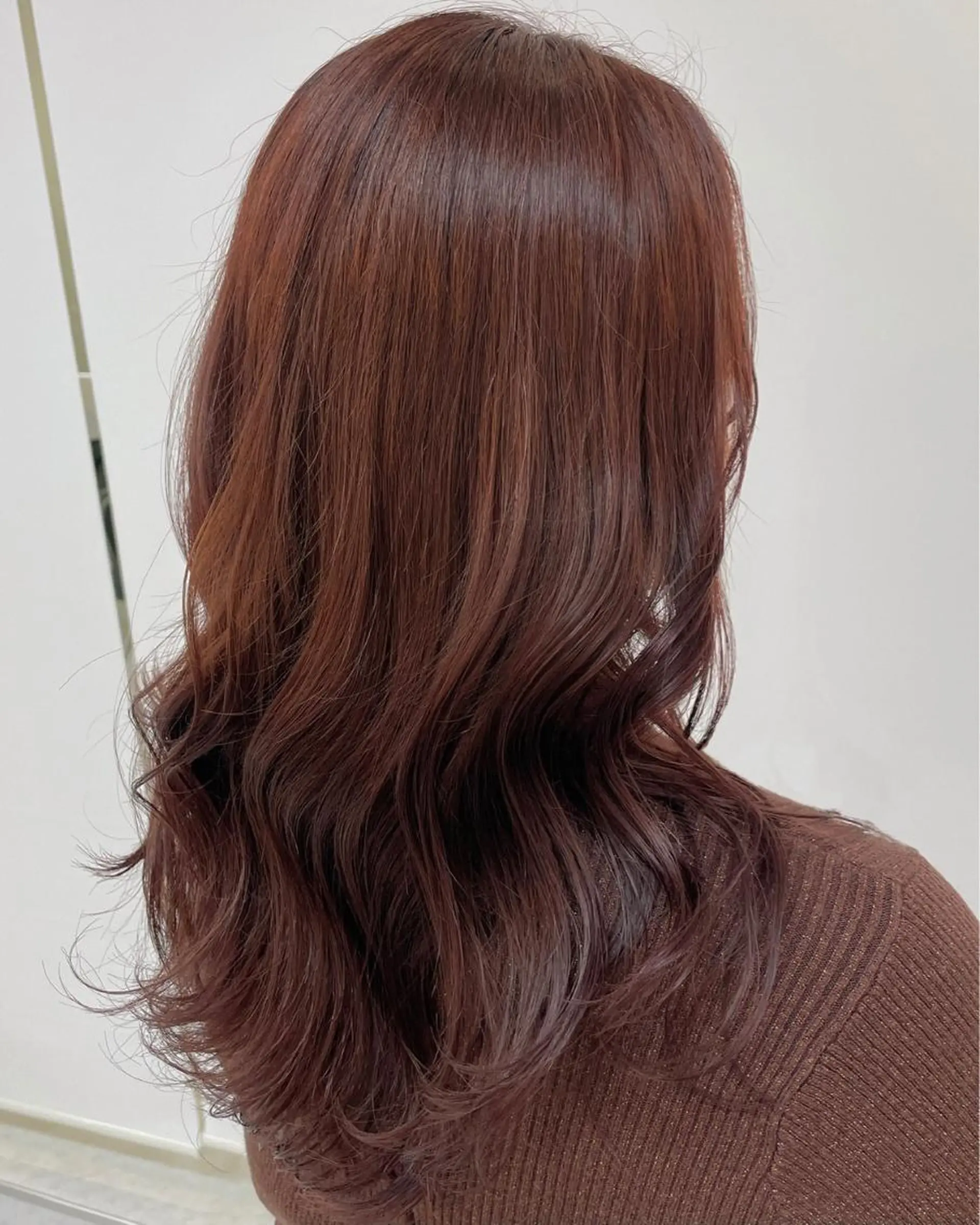 ロング カラー ブラウンカラー ロング 奥田 誠司のヘアスタイル