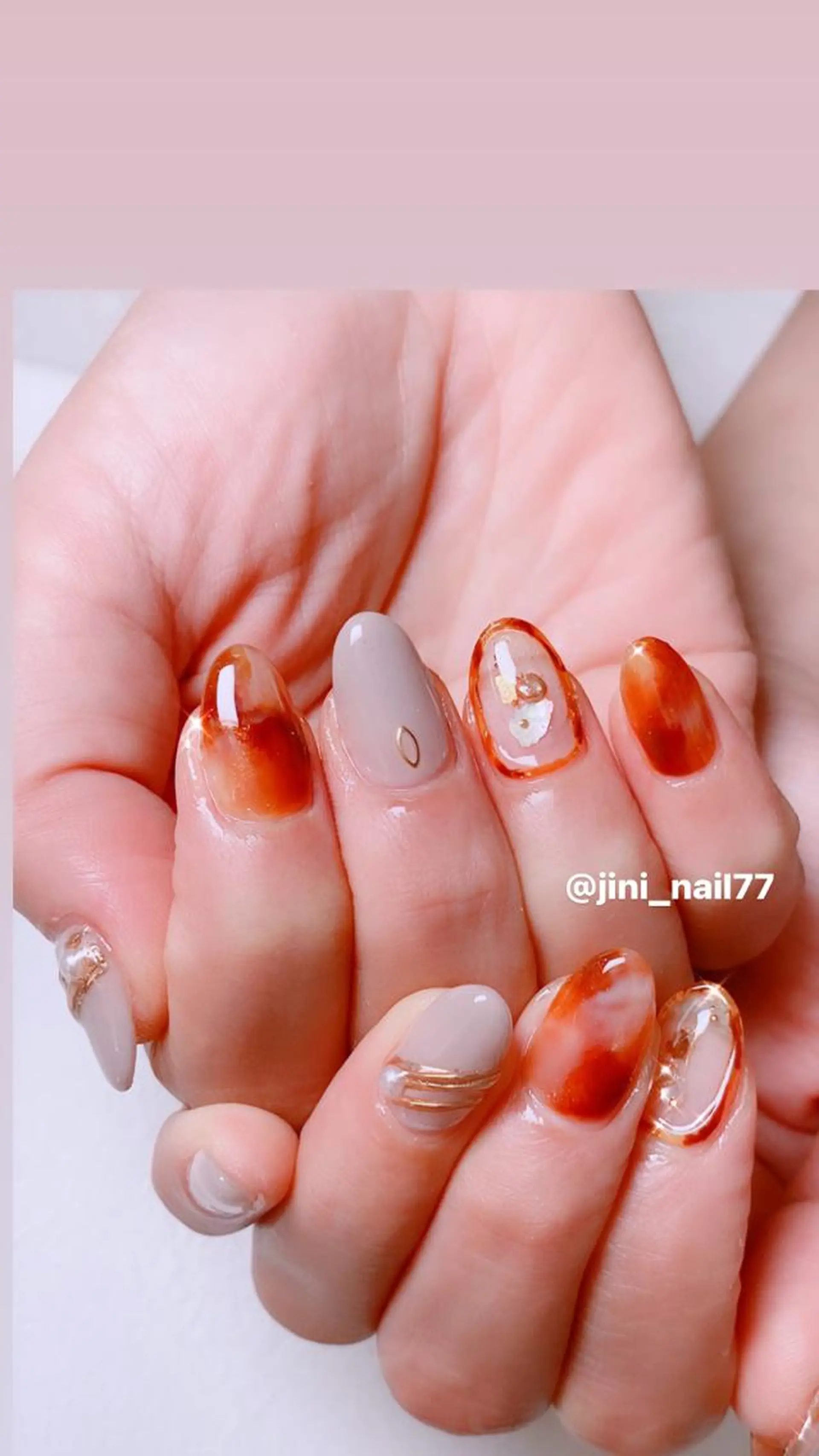 ネイル ハンドネイル JINI NAIL所属・ジニ ネイルのネイルデザイン