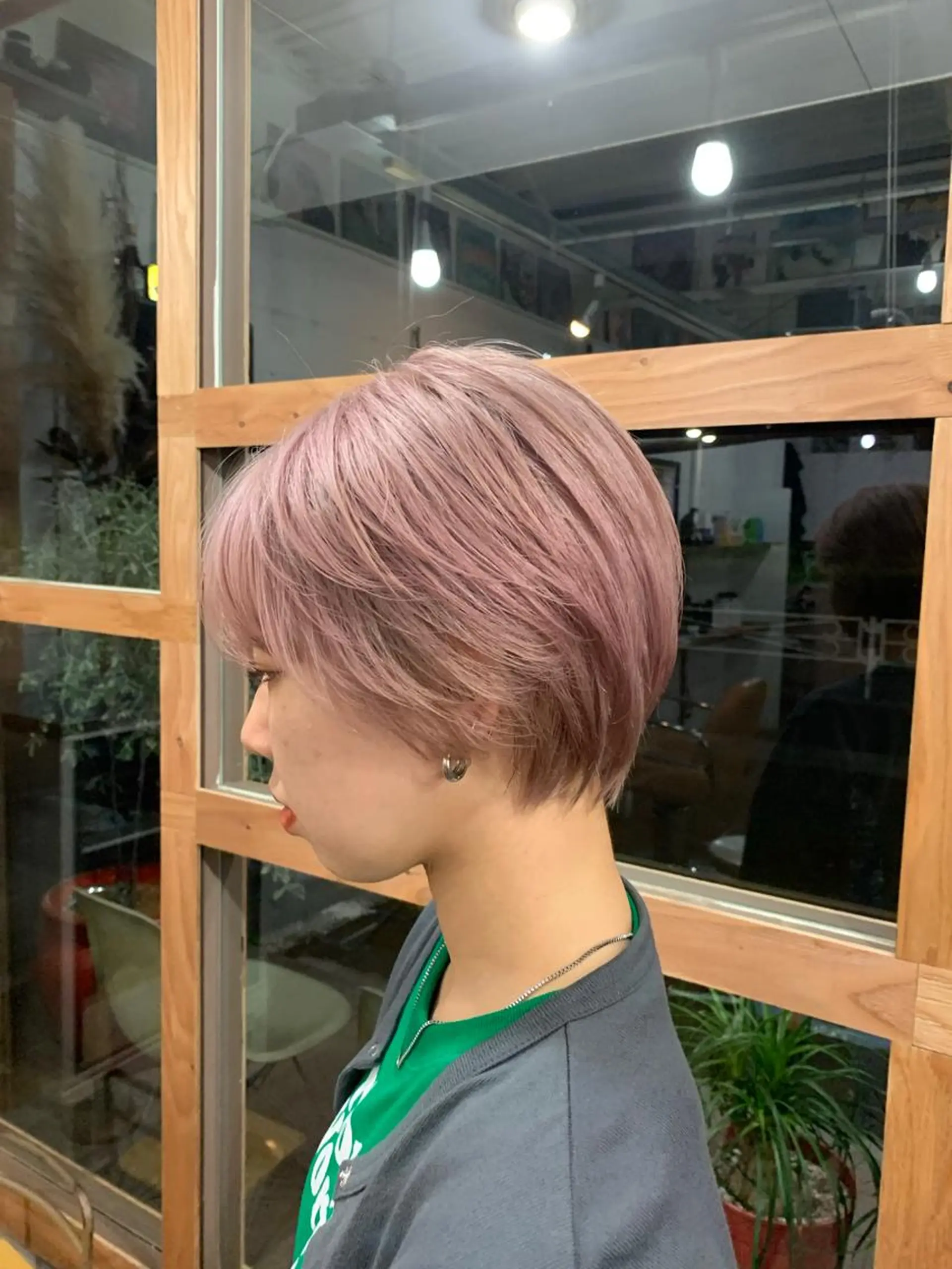 ショート カラー カット ヘアカラー トリートメント 似合わせウルフ/ レイヤー/山本祐輔のヘアスタイル