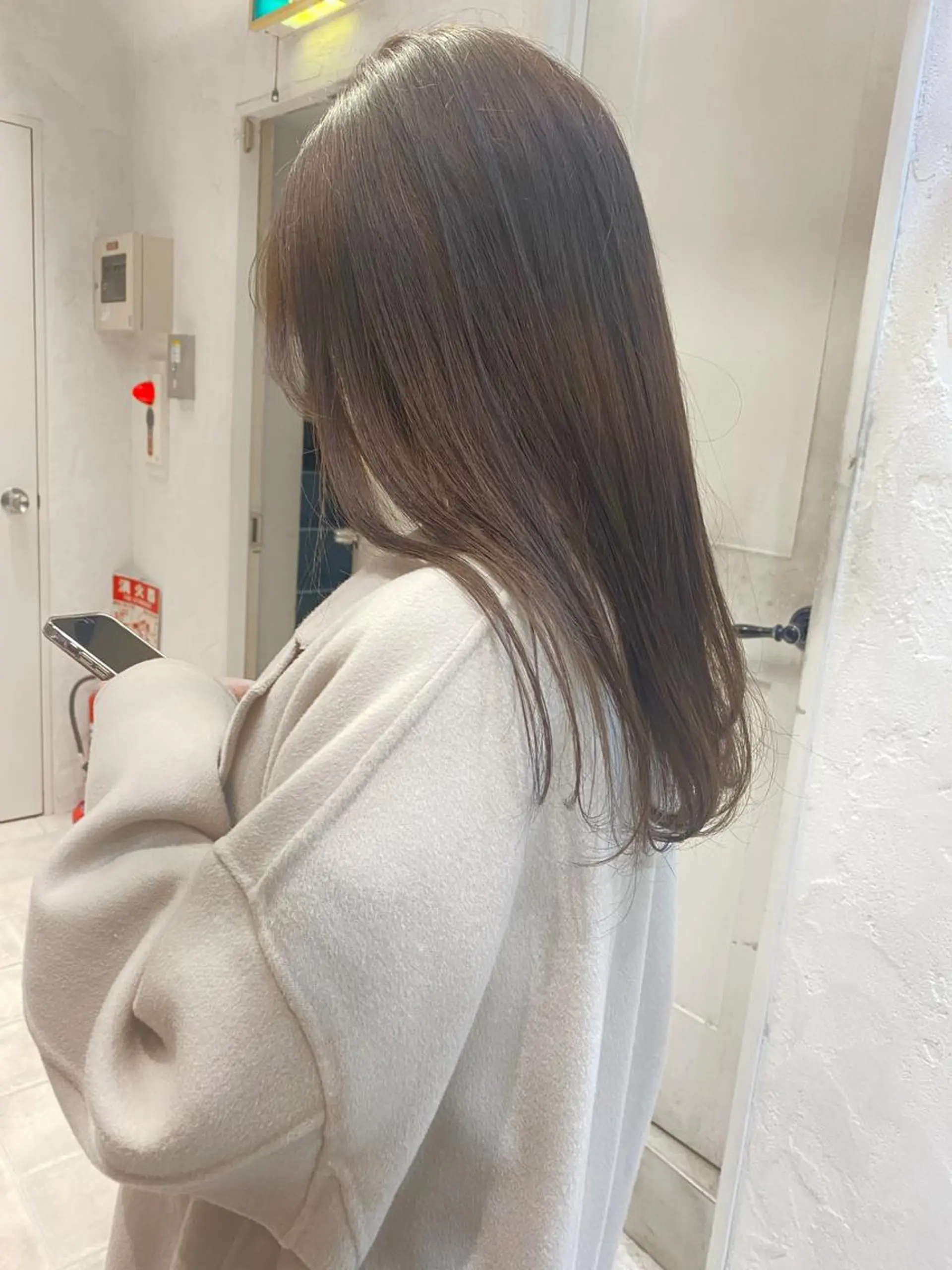 セミロング カラー ベージュカラー 🌟アレンジが似合う カラー🌟Rumiのヘアスタイル