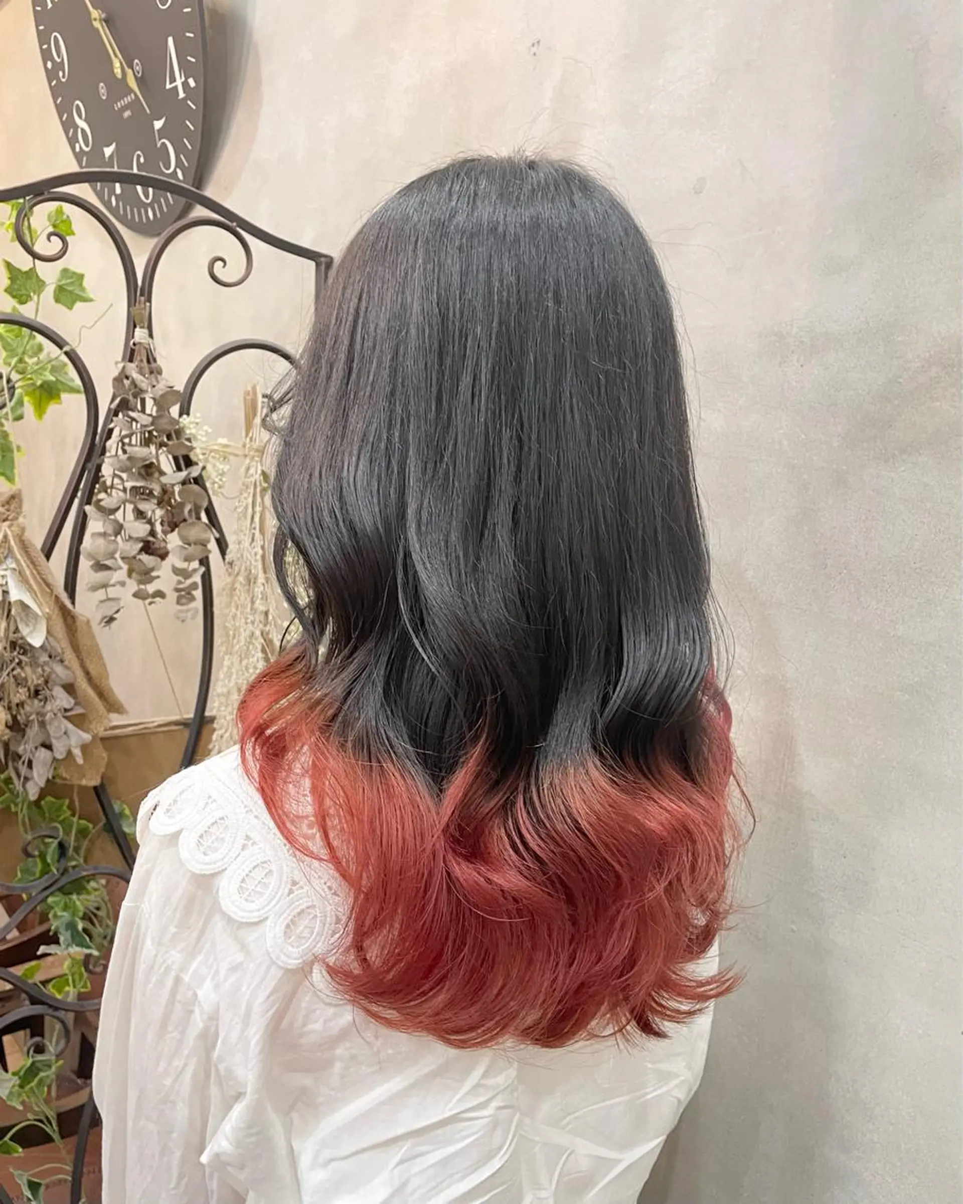 ロング カラー ヘアアレンジ ヘアカラー トリートメント 【ピンク/韓国ヘア/ ヘアセット】亜海のヘアスタイル