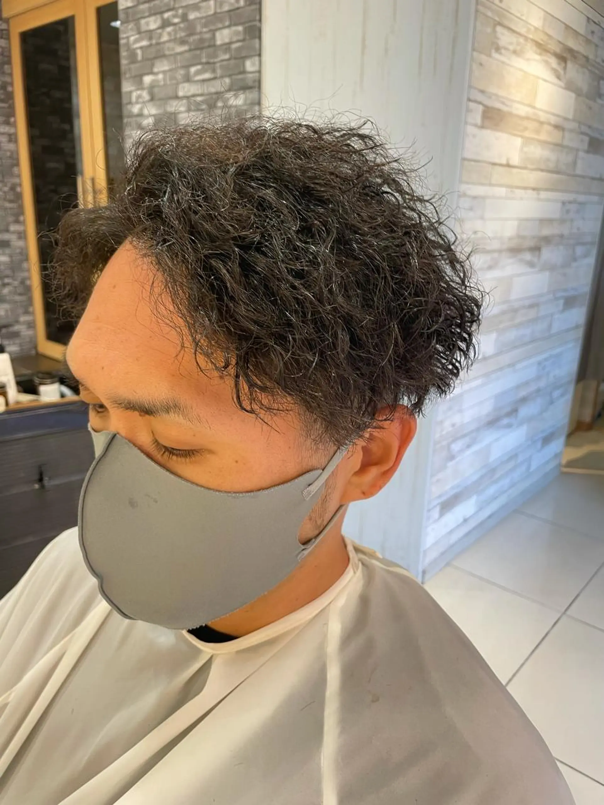 パーマ メンズ ザクザクレイヤー 🍀/ブリーチ/小田のヘアスタイル