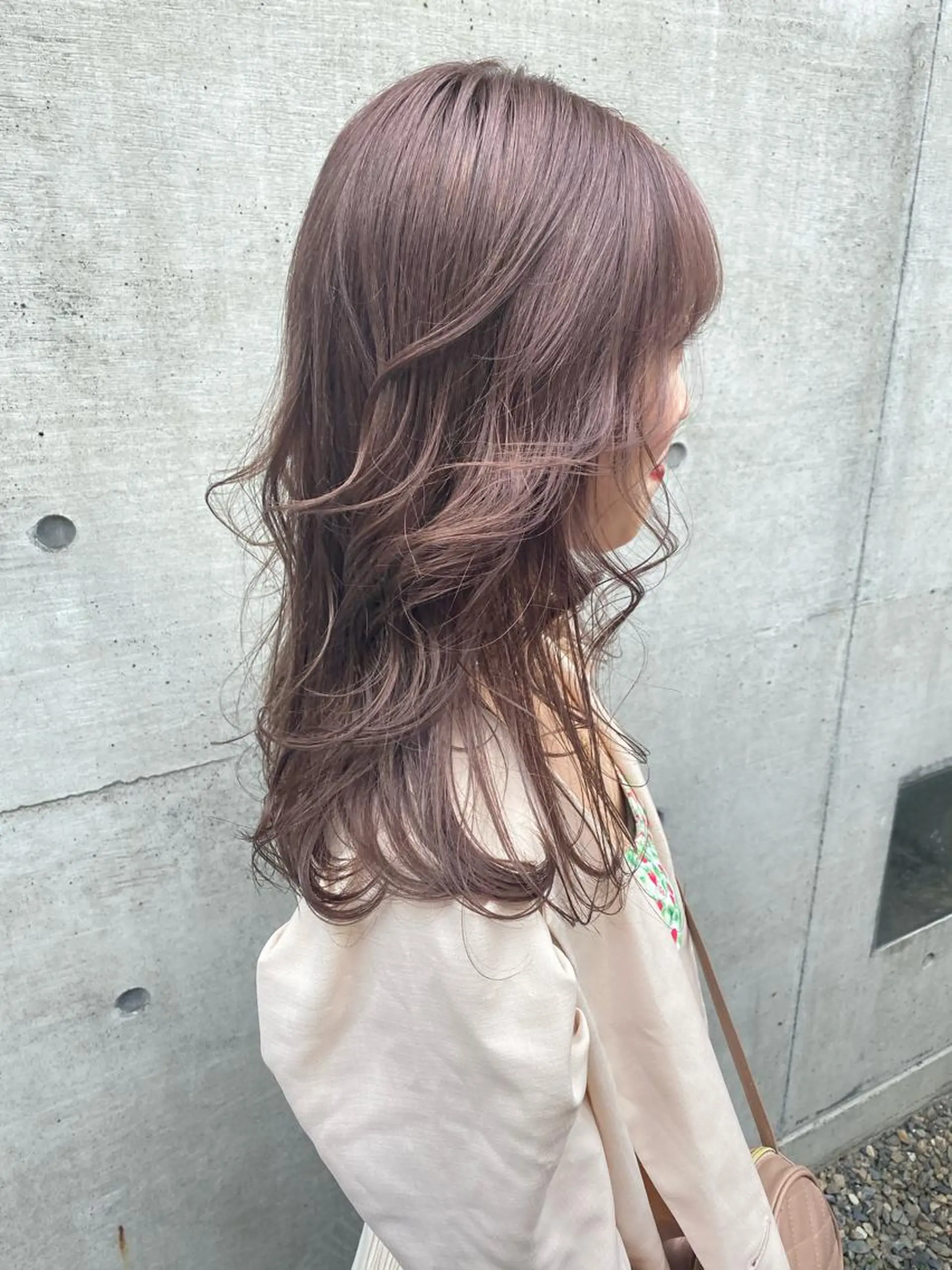 セミロング カラー 💗💗韓国レイヤー yu-ki💗💗のヘアスタイル